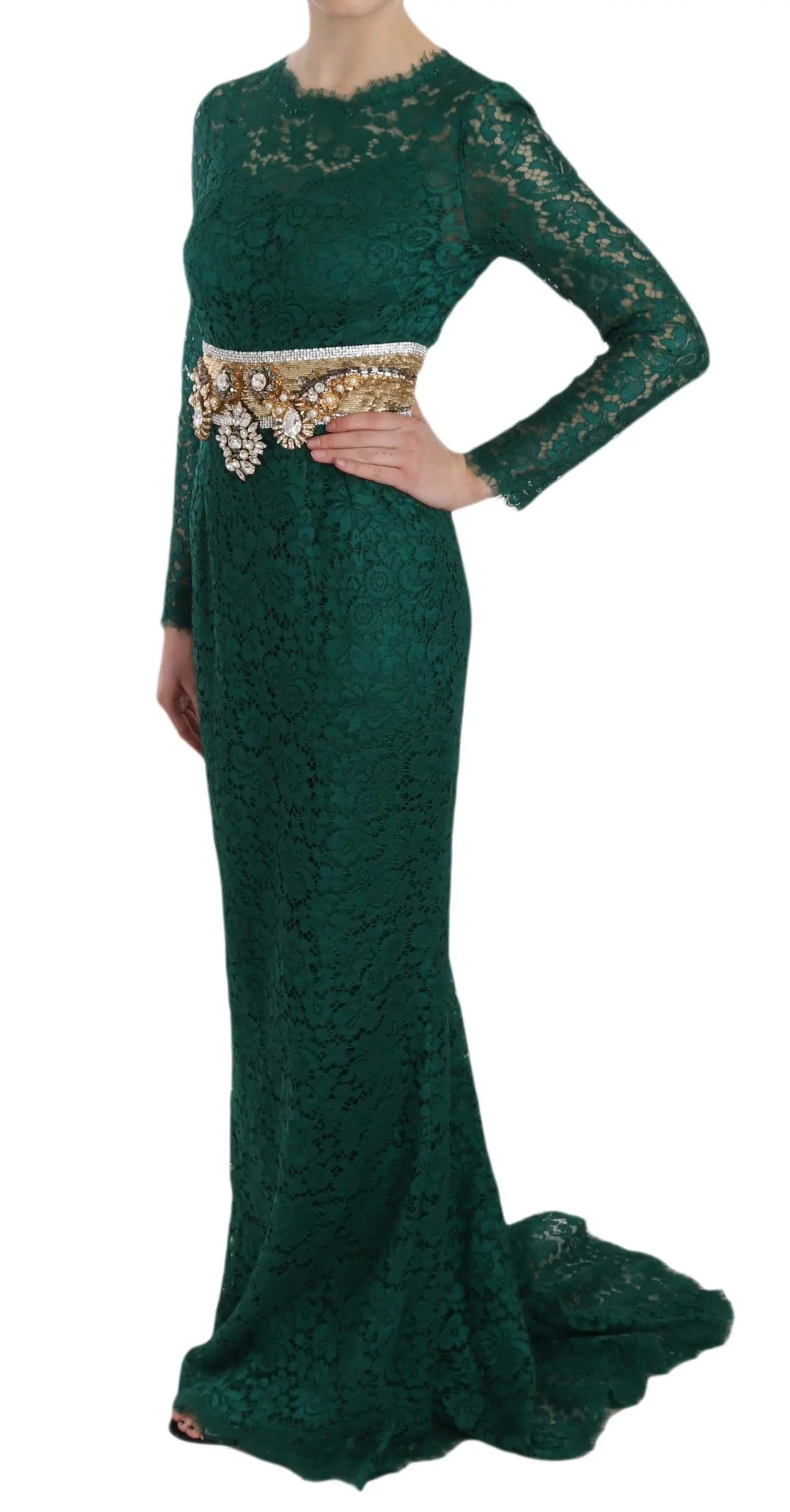 Robe Dolce & Gabbana verte Dolce & Gabbana