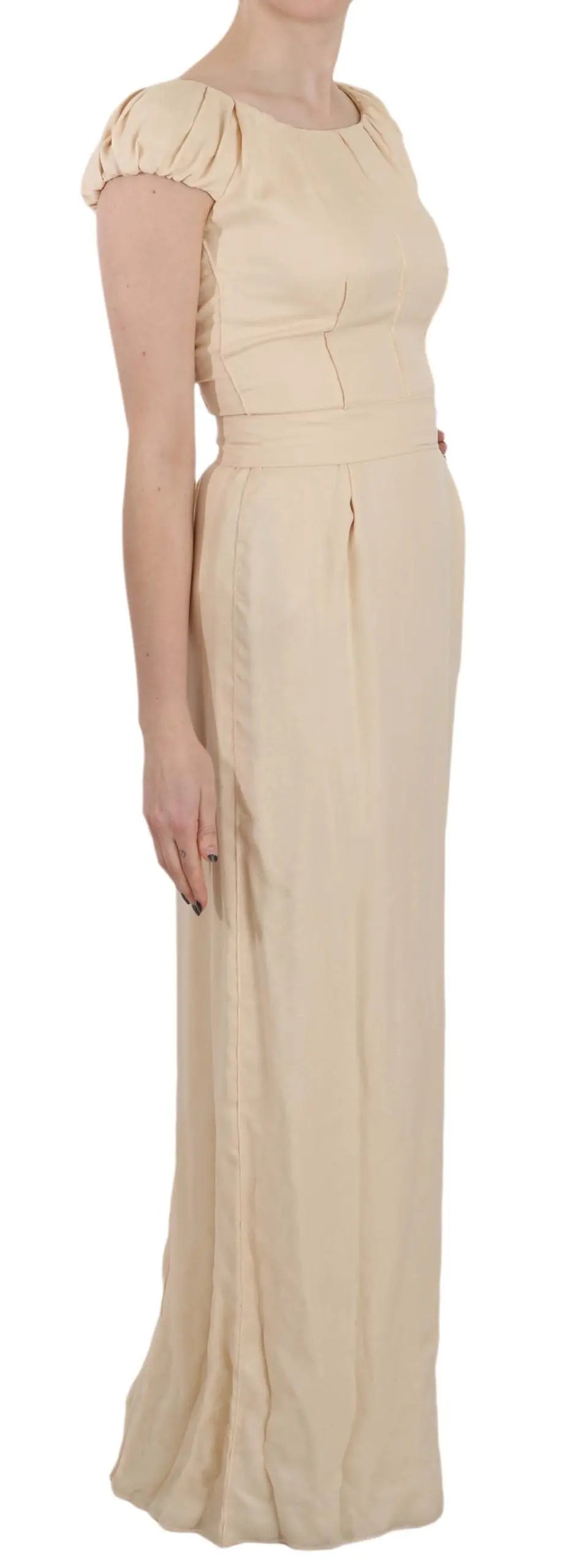 Robe Dolce & Gabbana colonne beige Dolce & Gabbana
