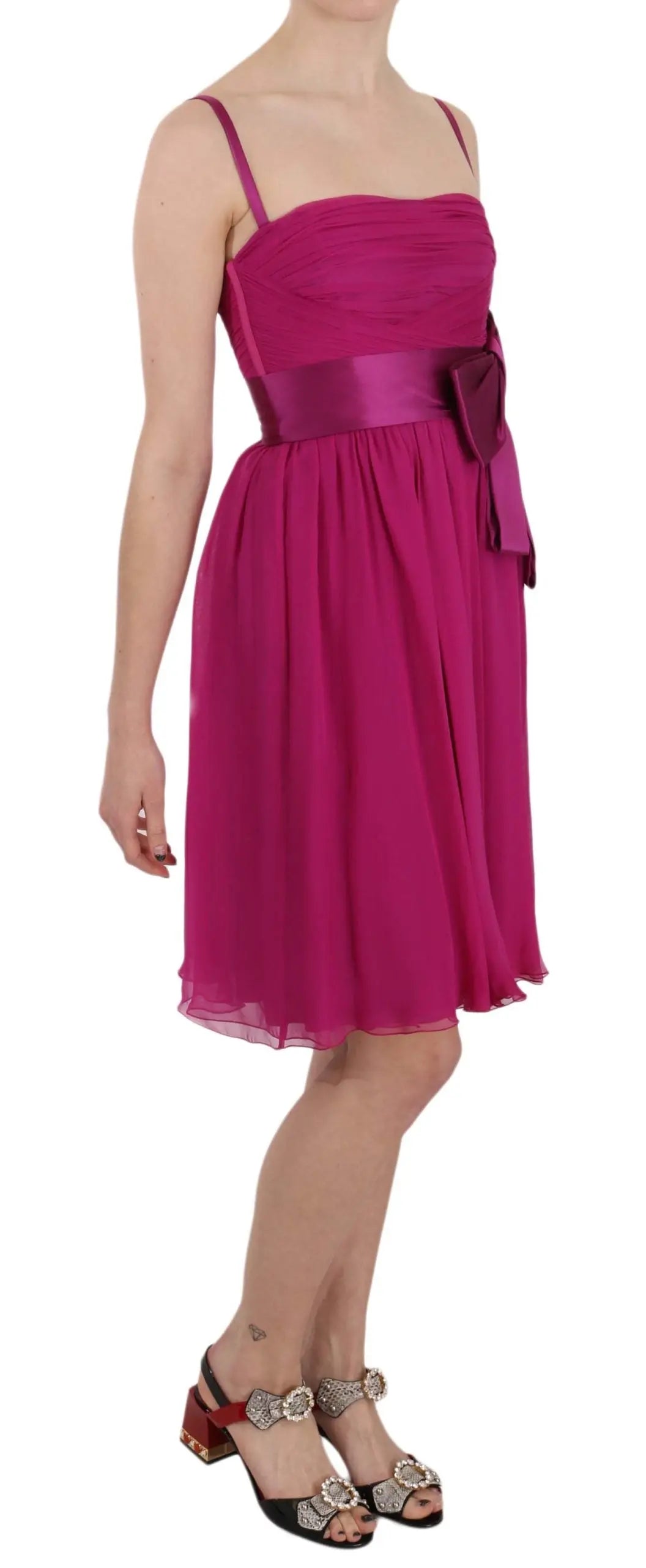 Robe Dolce & Gabbana fuchsia rose Dolce & Gabbana