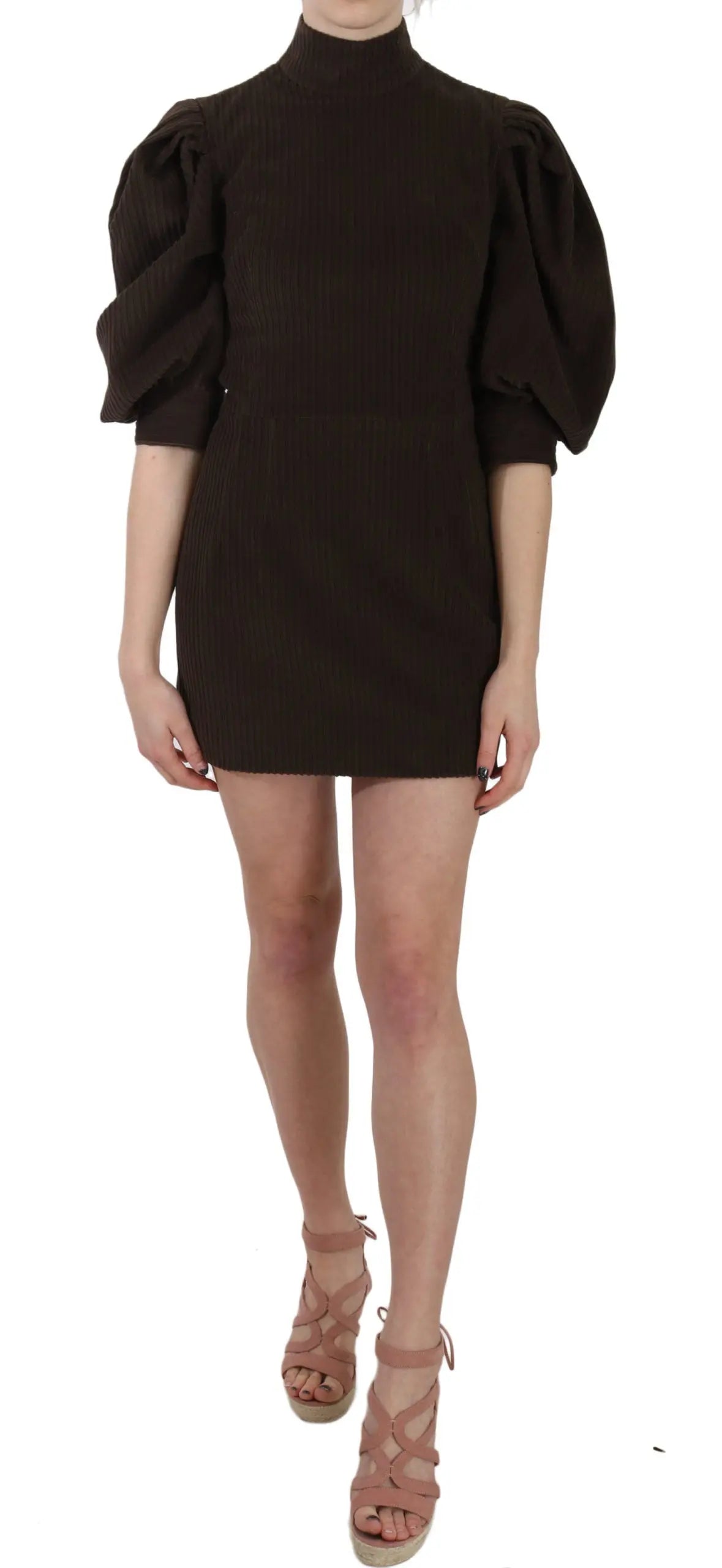 Robe Dolce & Gabbana Bodycon marron Dolce & Gabbana