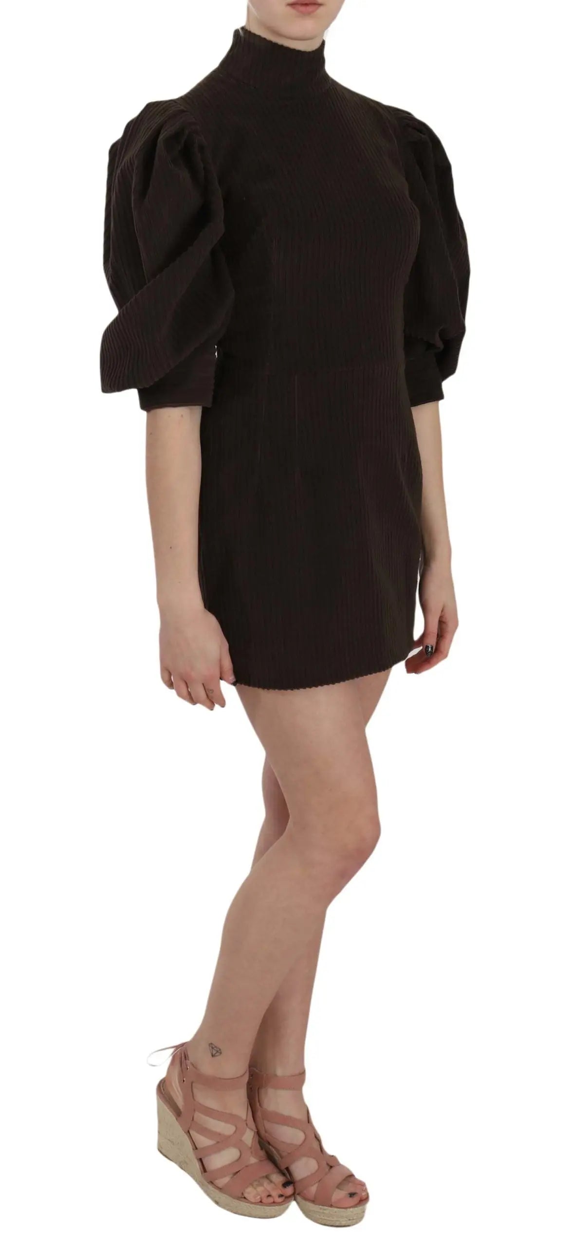 Robe Dolce & Gabbana Bodycon marron Dolce & Gabbana