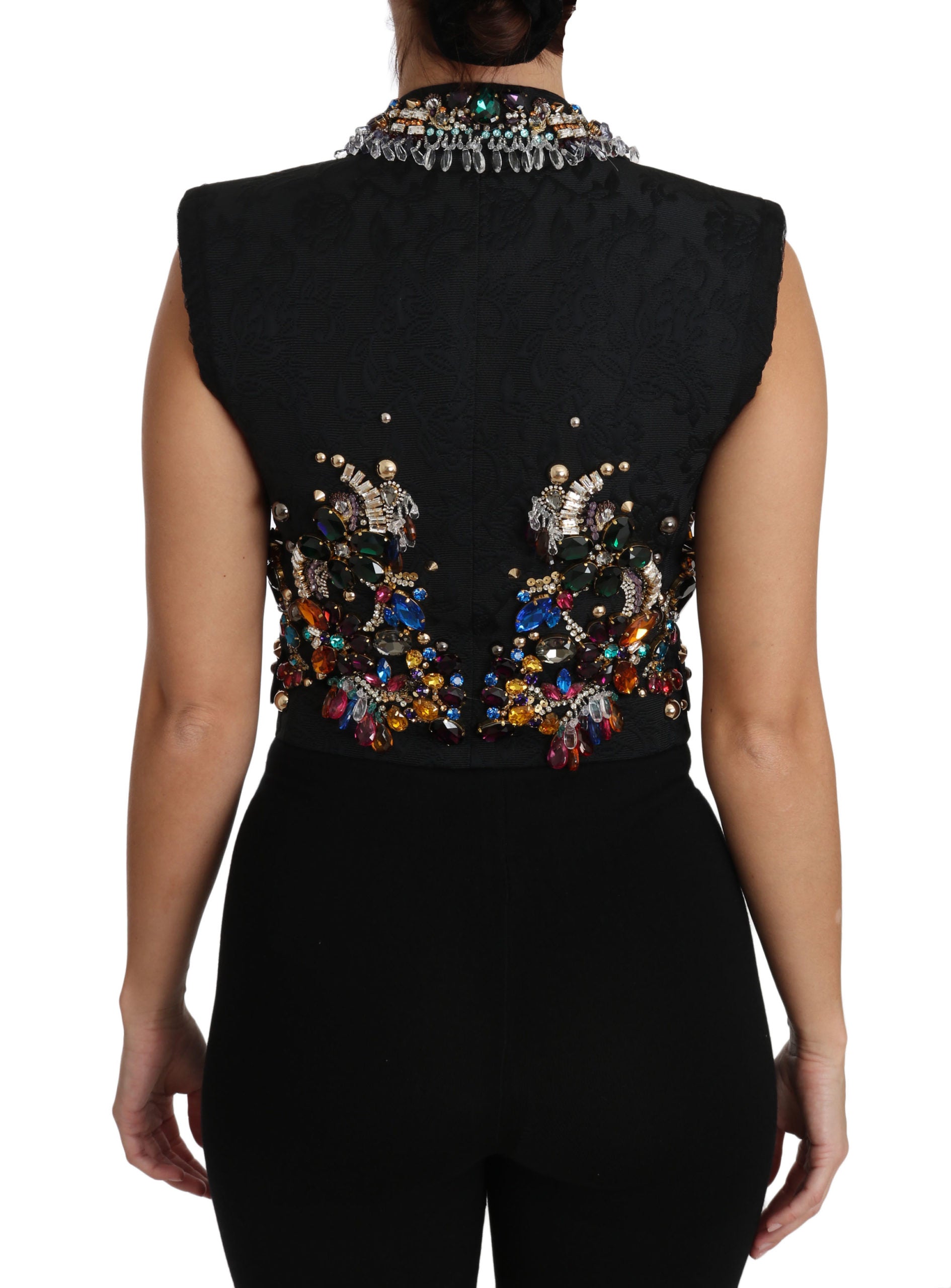 Gilet Dolce & Gabbana Enchanted Sicily noir