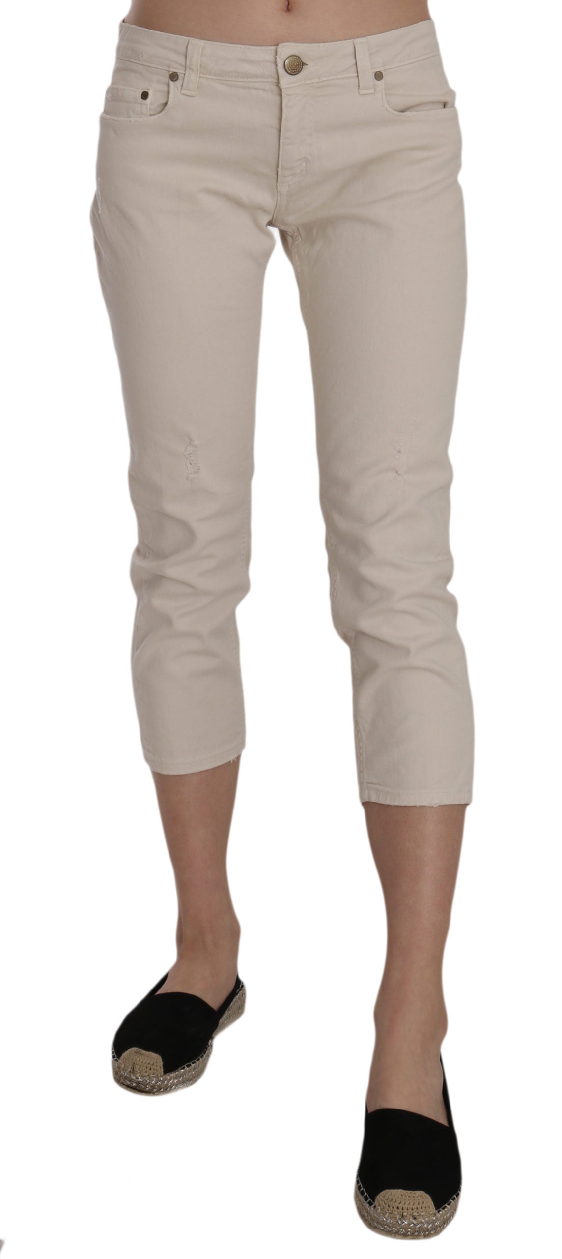Pantalon DONDUP Low Waist beige