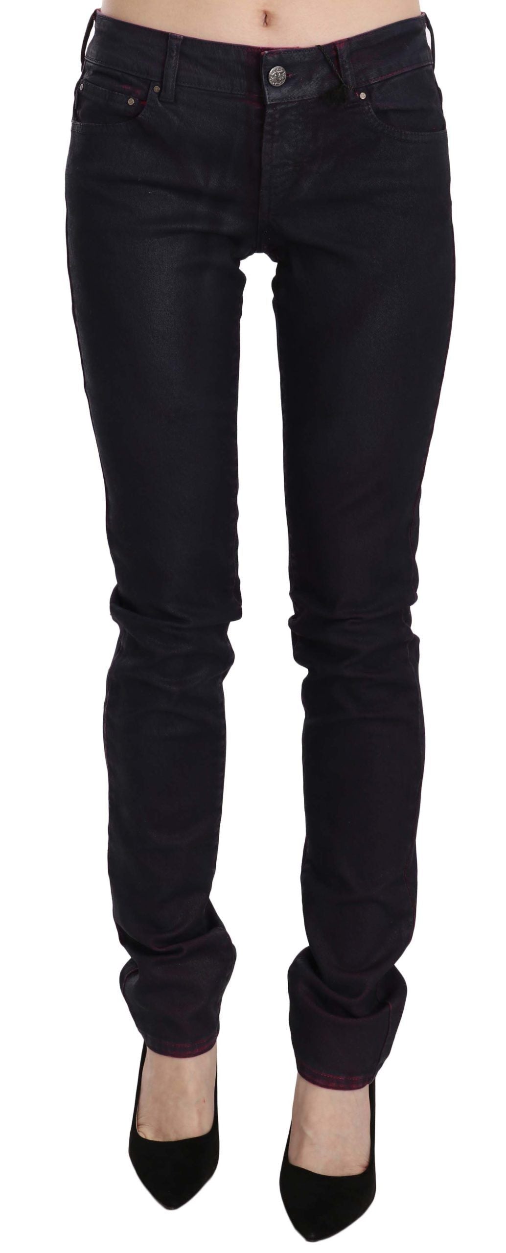 Pantalons Just Cavalli low waist noirs