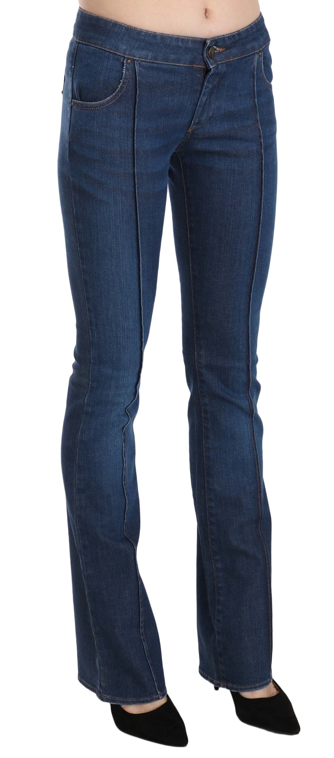 Pantalon Just Cavalli Boot Cut bleu lavé