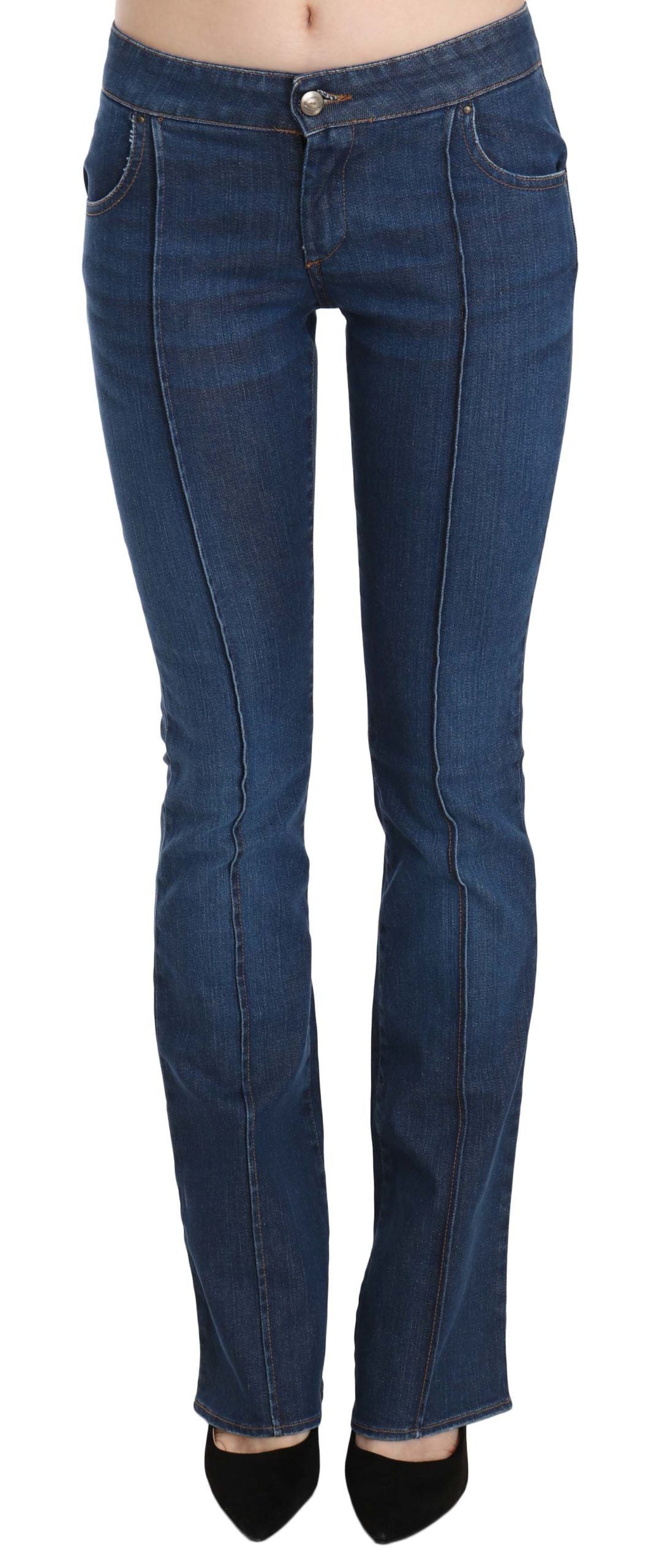 Pantalon Just Cavalli Boot Cut bleu lavé