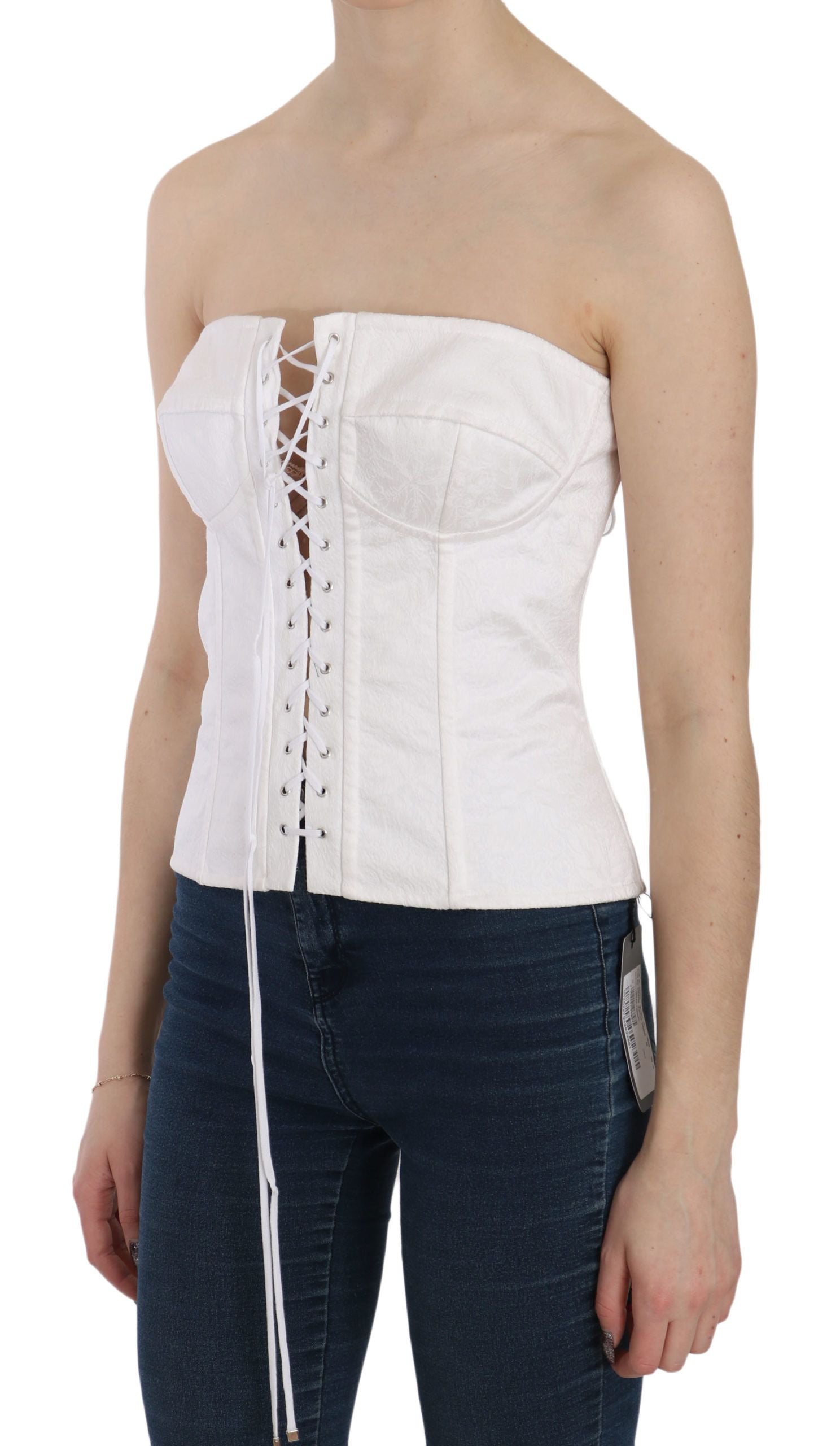 Bustier Dolce & Gabbana Palermo blanc