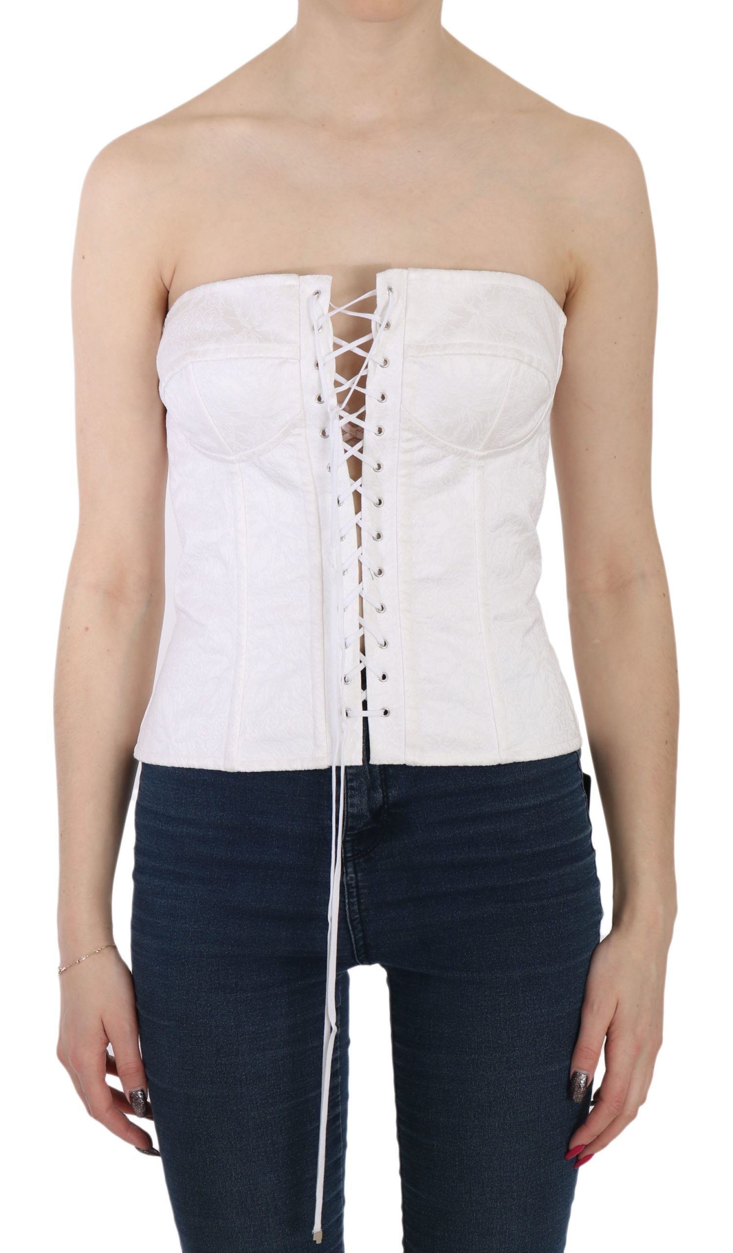Bustier Dolce & Gabbana Palermo blanc