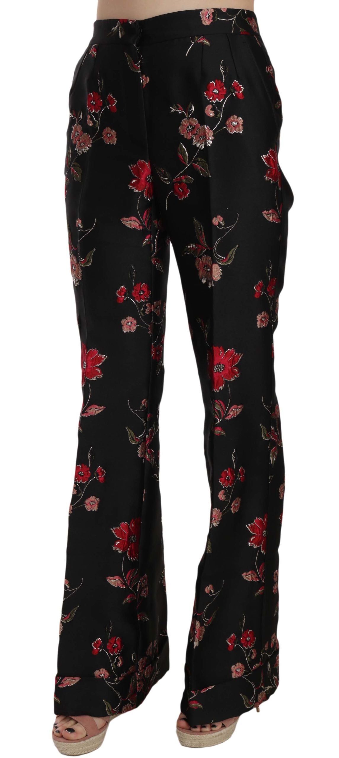 Pantalon Dolce & Gabbana boot cut noir