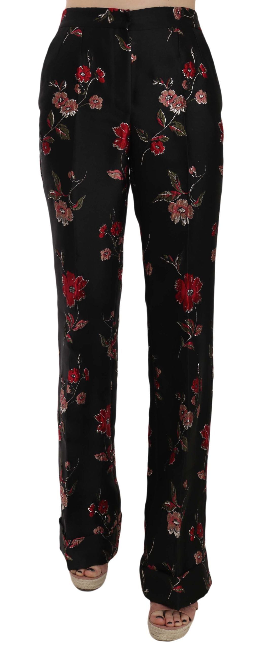 Pantalon Dolce & Gabbana boot cut noir