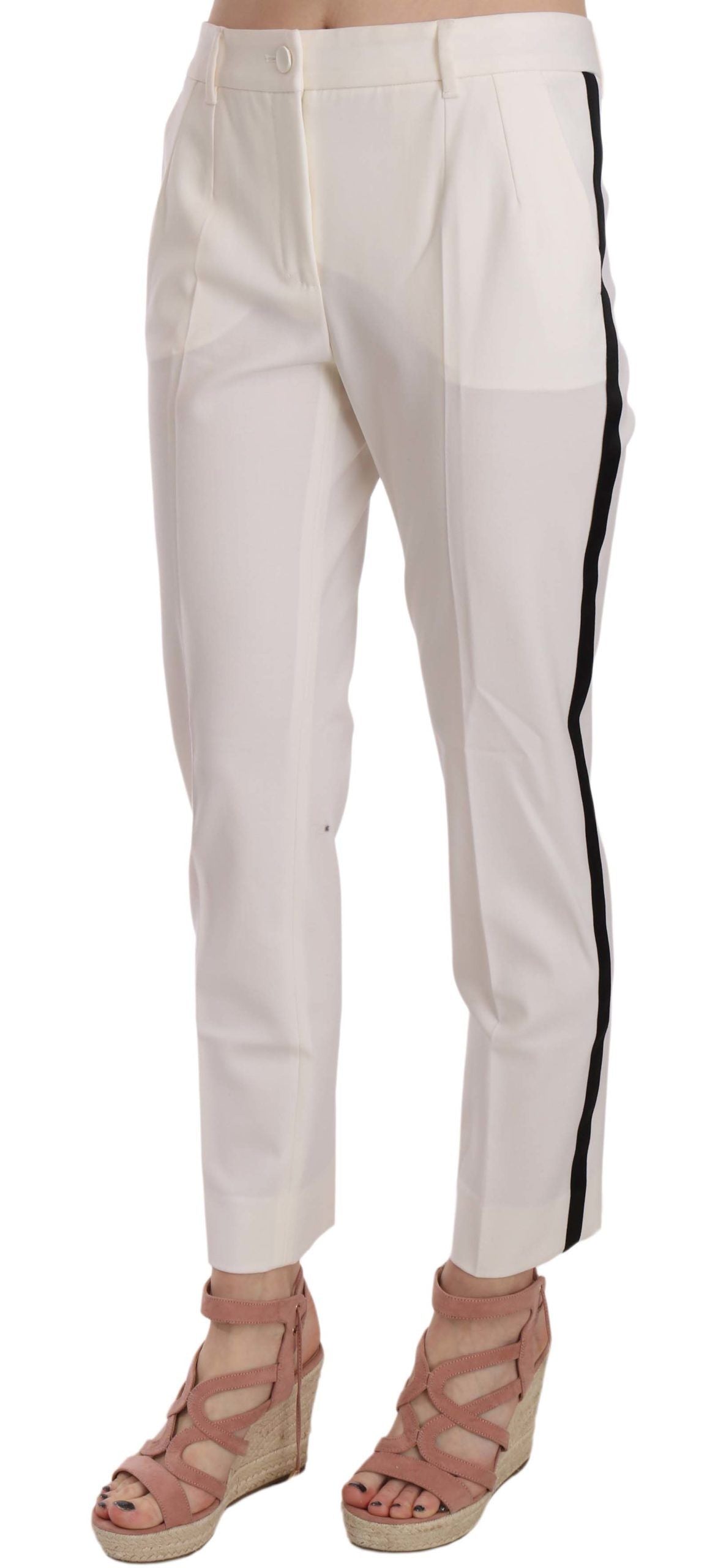 Pantalon Dolce & Gabbana Tapered blanc