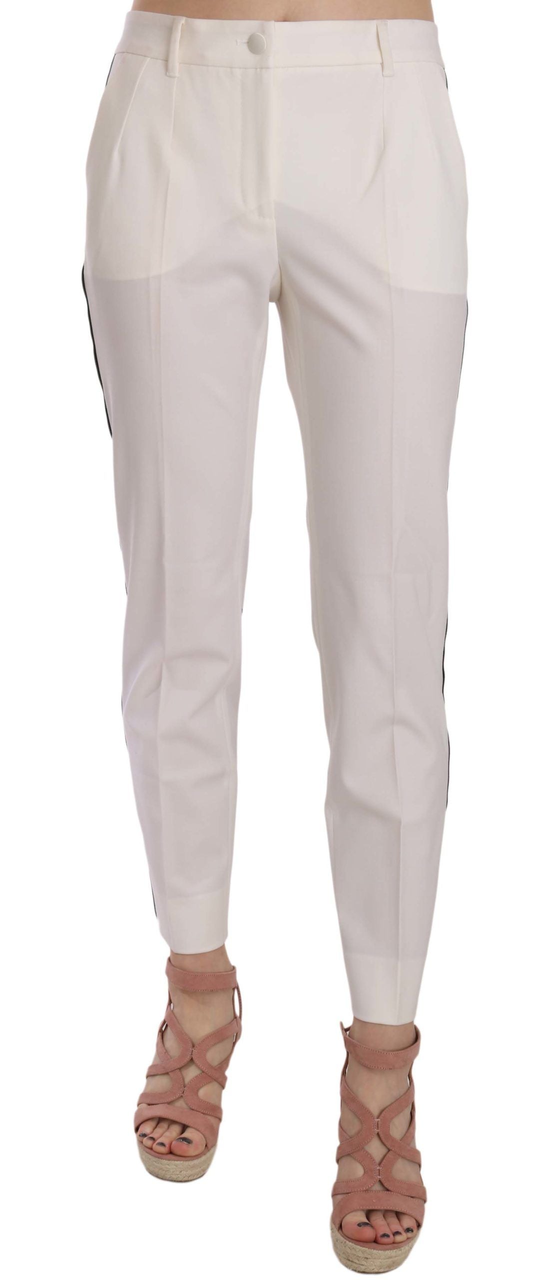 Pantalon Dolce & Gabbana Tapered blanc