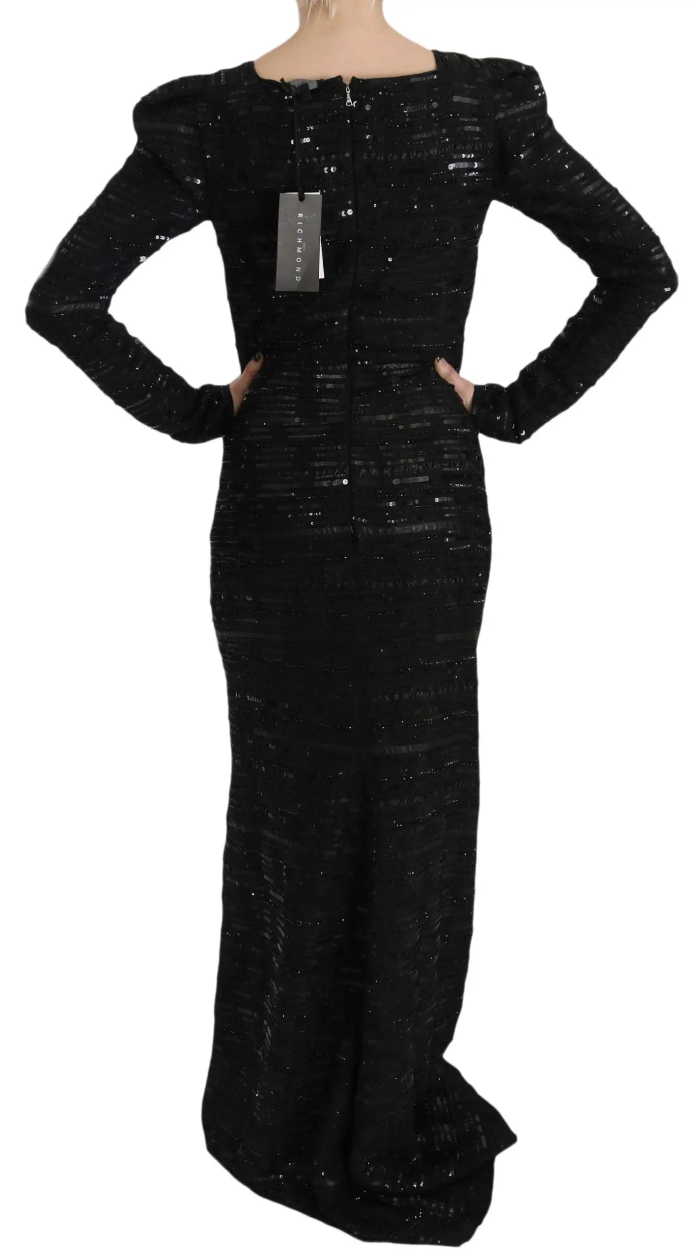 Robe longue John Richmond noire John Richmond