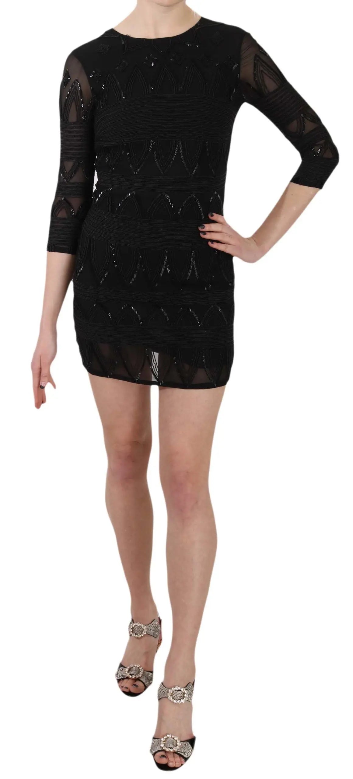 Robe John Richmond mini noire John Richmond