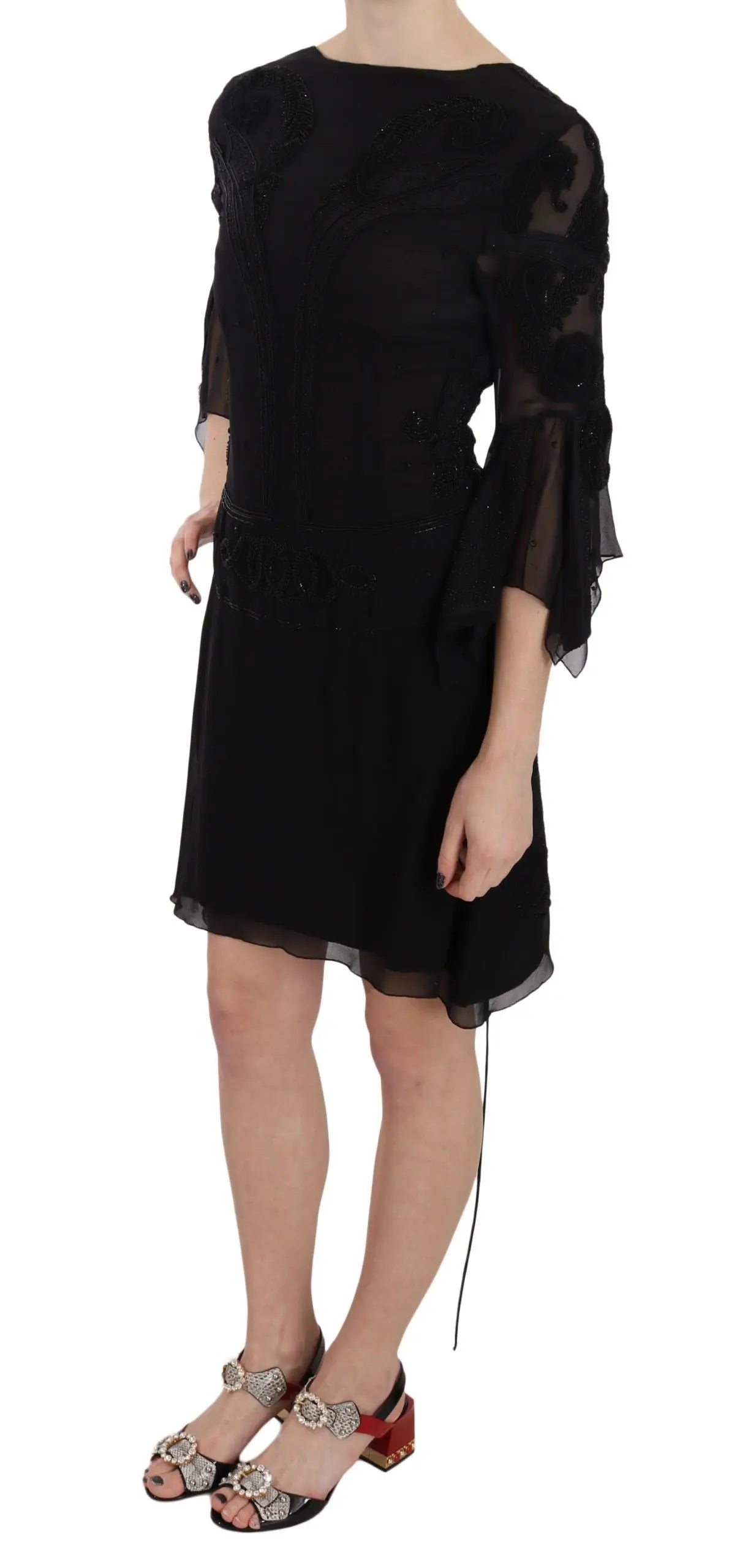 Robe John Richmond mini noire John Richmond