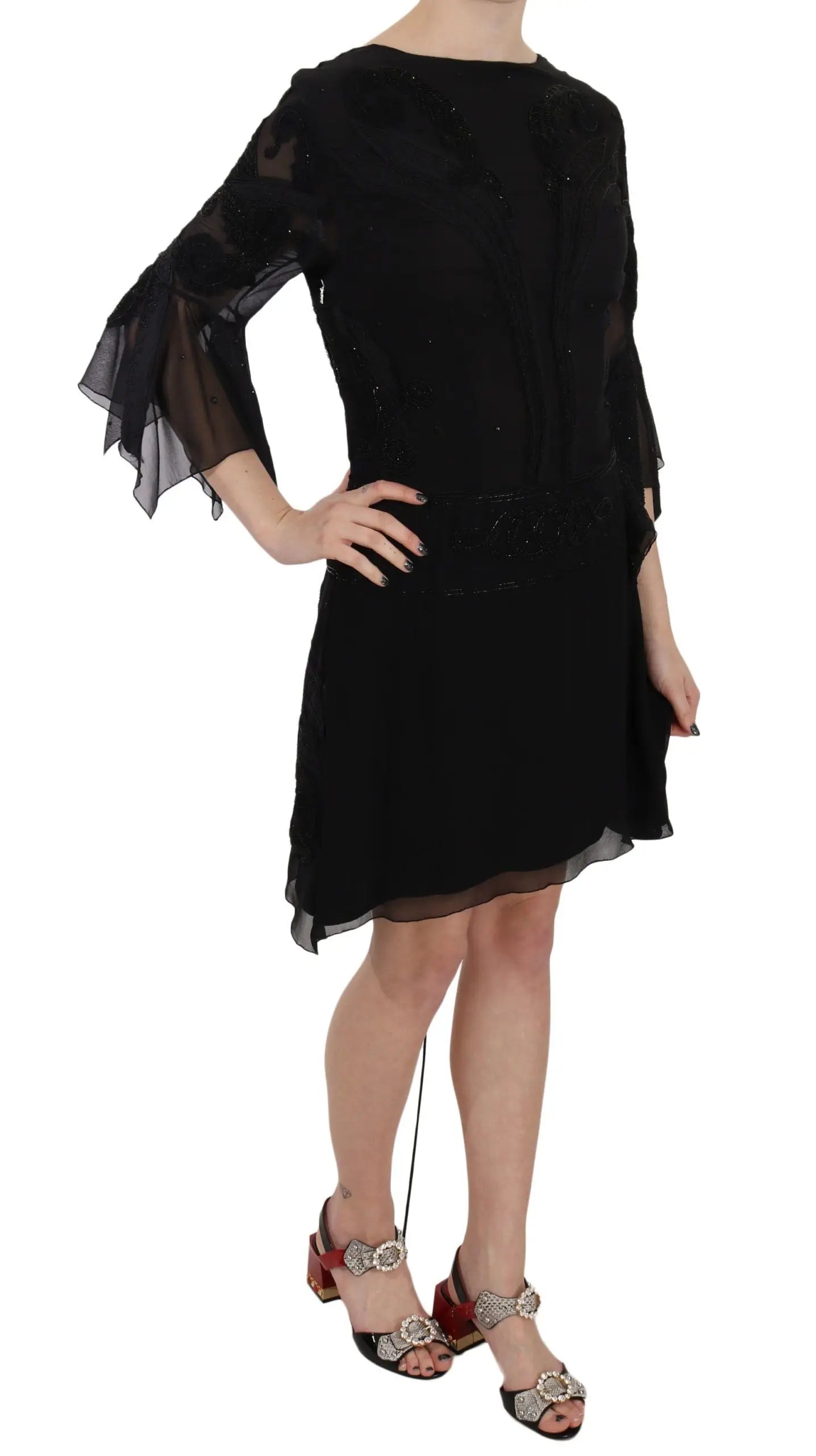 Robe John Richmond mini noire John Richmond