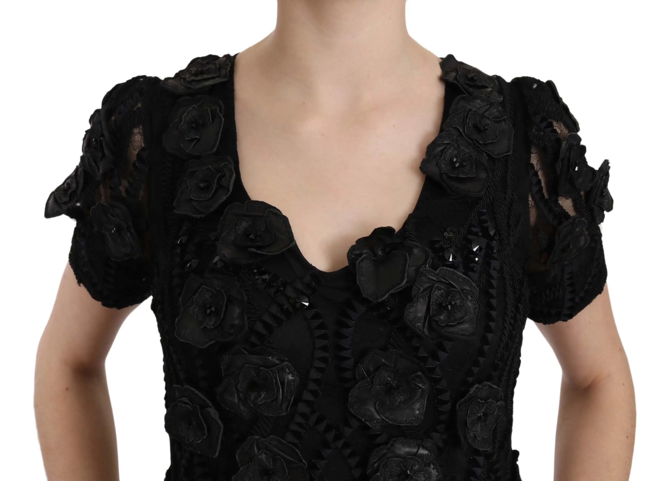 Robe John Richmond Sheath noire John Richmond