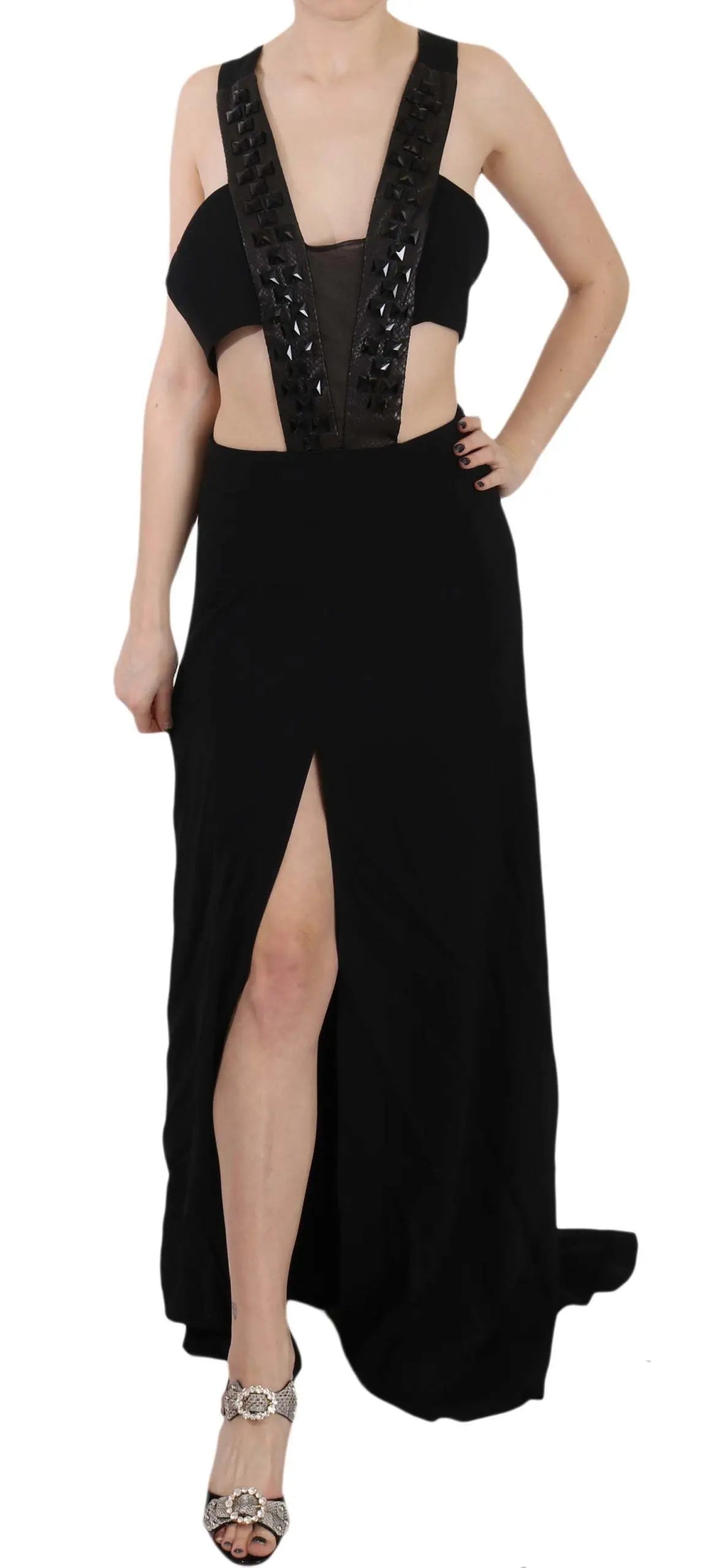 Robe John Richmond Flare noire John Richmond