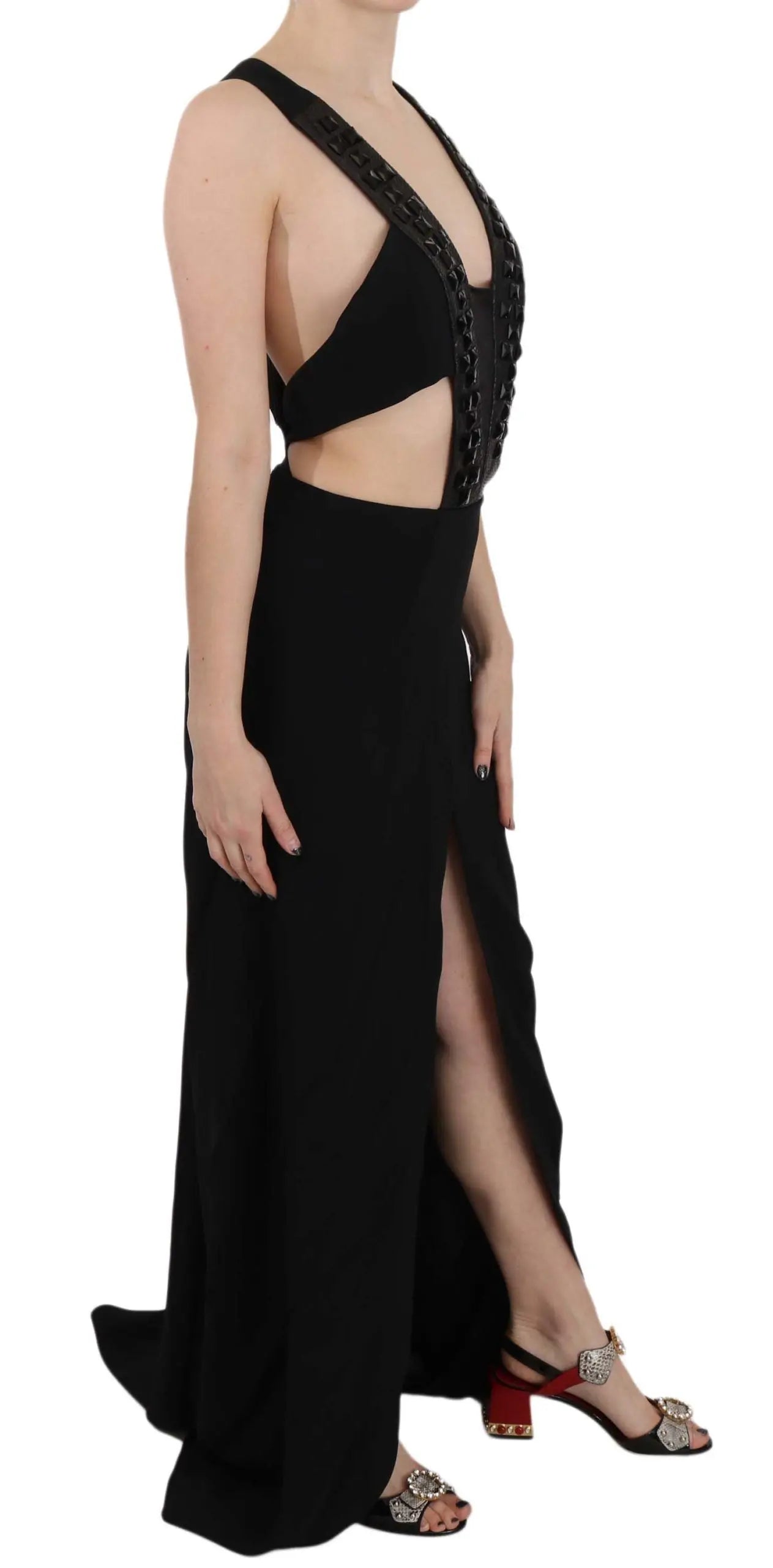 Robe John Richmond Flare noire John Richmond