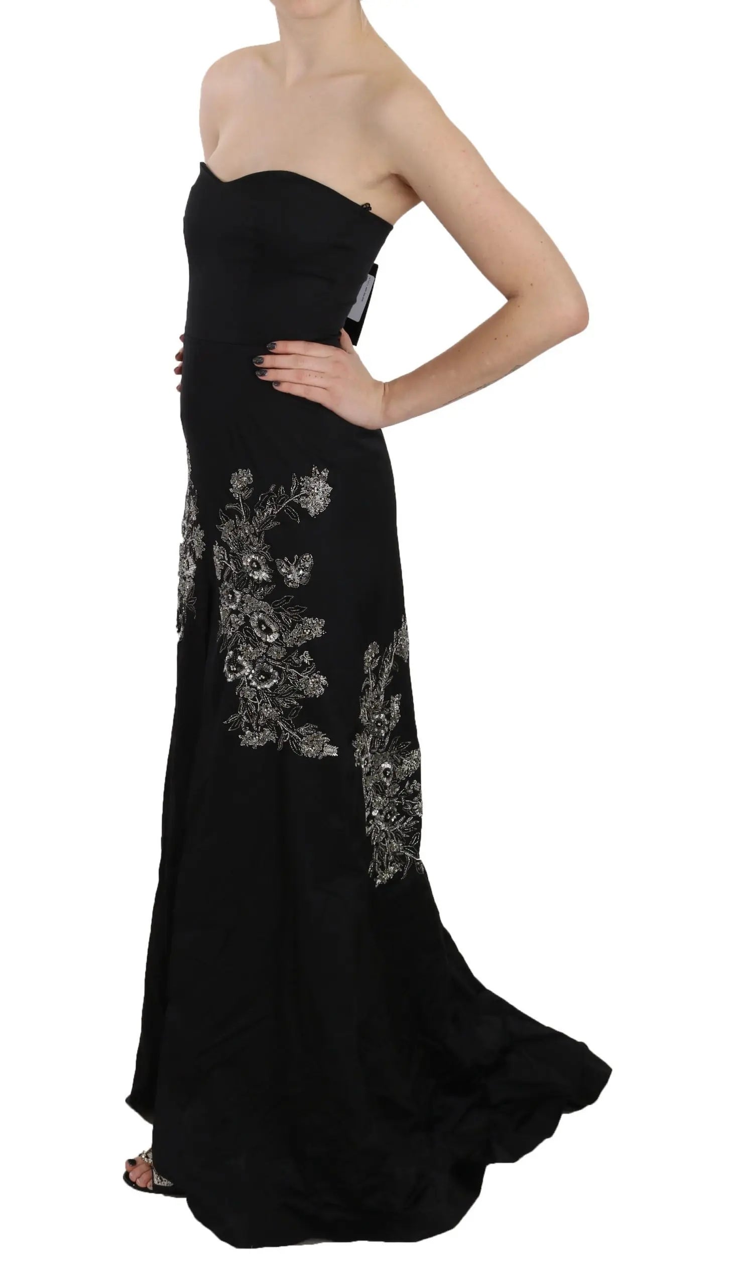 Robe John Richmond Flare noire John Richmond