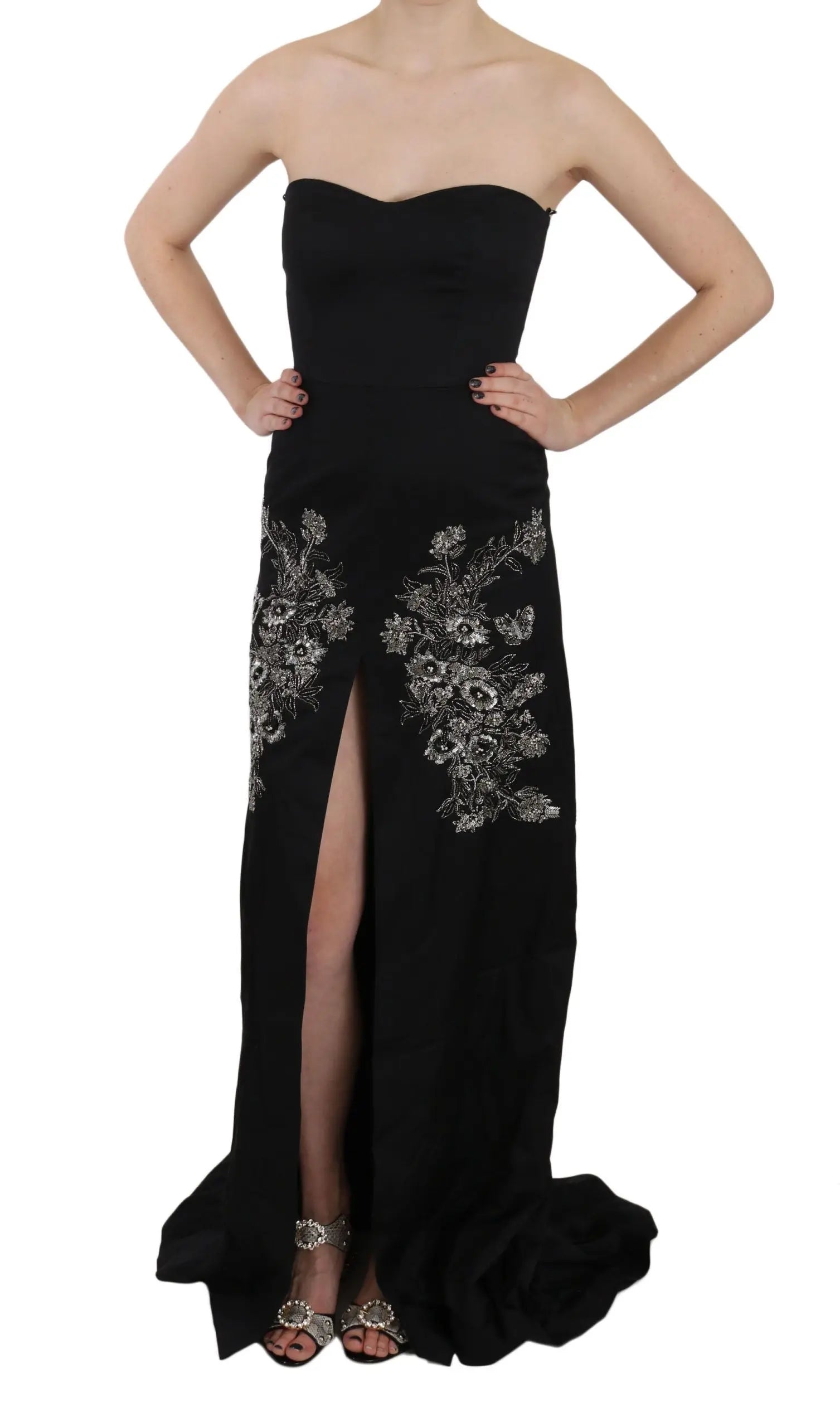 Robe John Richmond Flare noire John Richmond