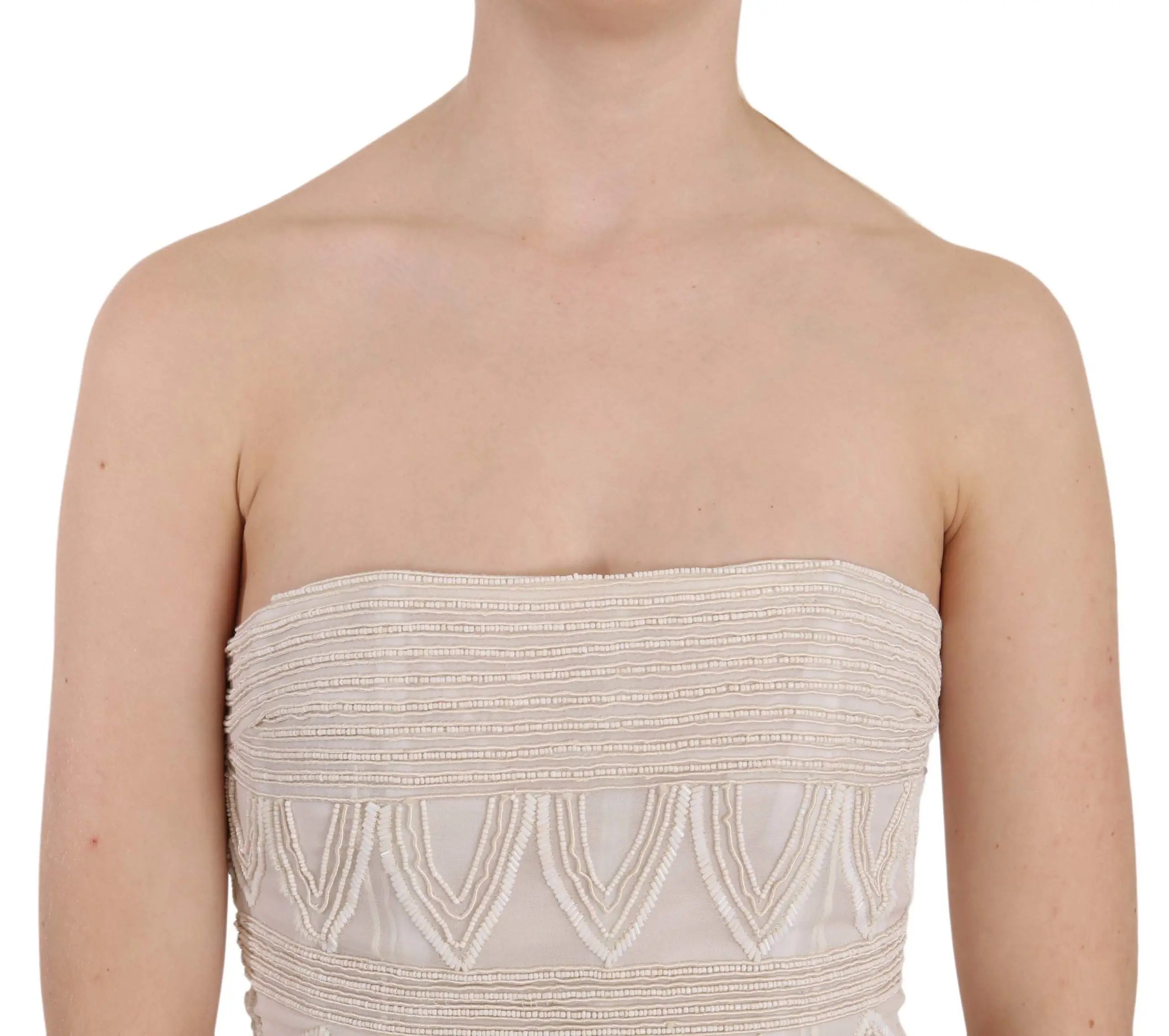 Robe John Richmond Mini beige John Richmond