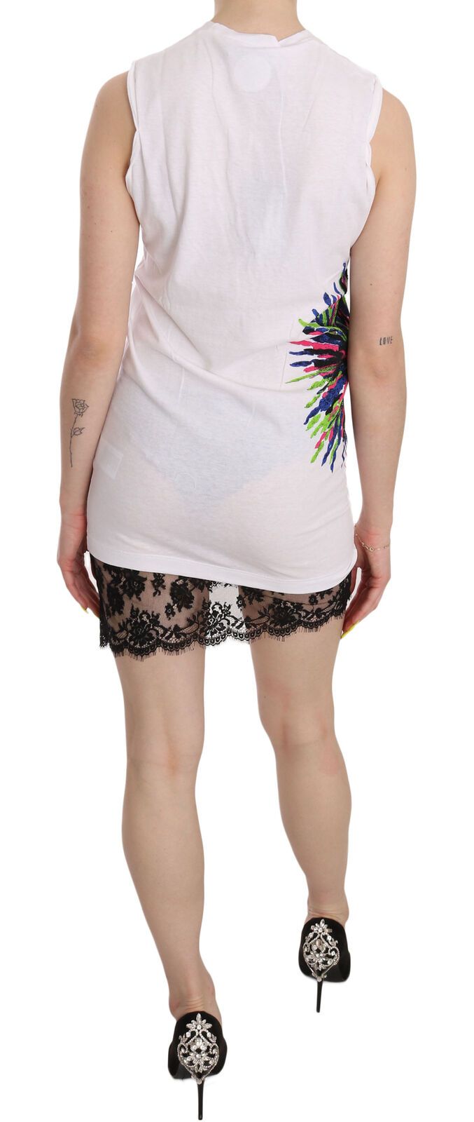 Robe DSQUARED2 Crew Neck blanche