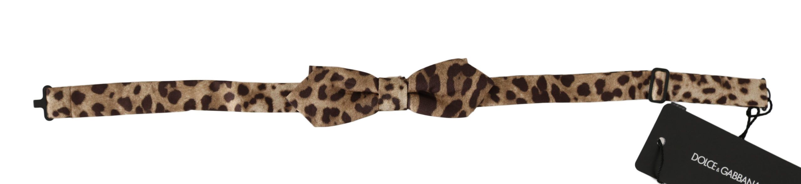 Nœud papillon Dolce & Gabbana léopard brun
