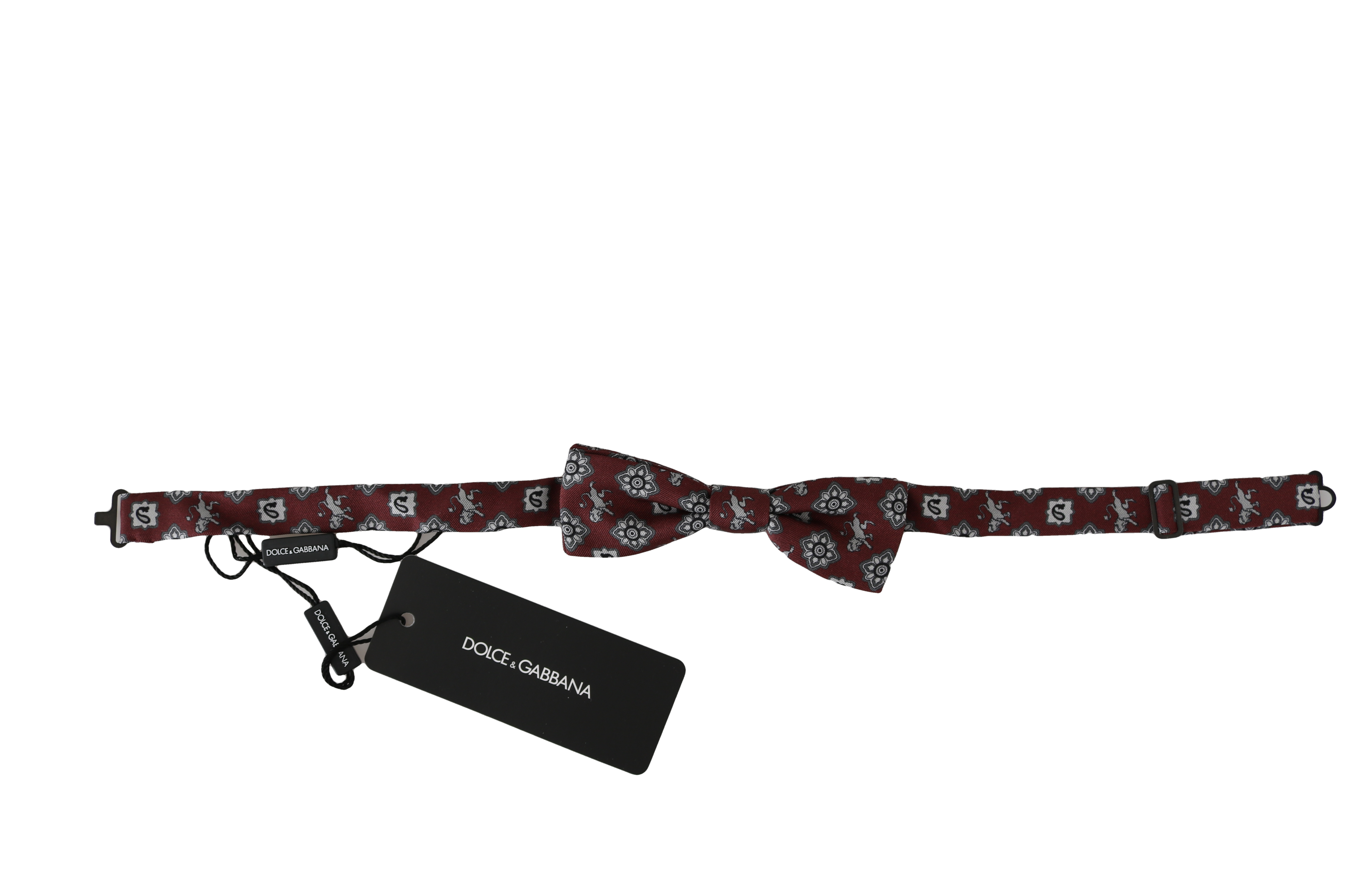 Noeud papillon Dolce & Gabbana lion bordeaux