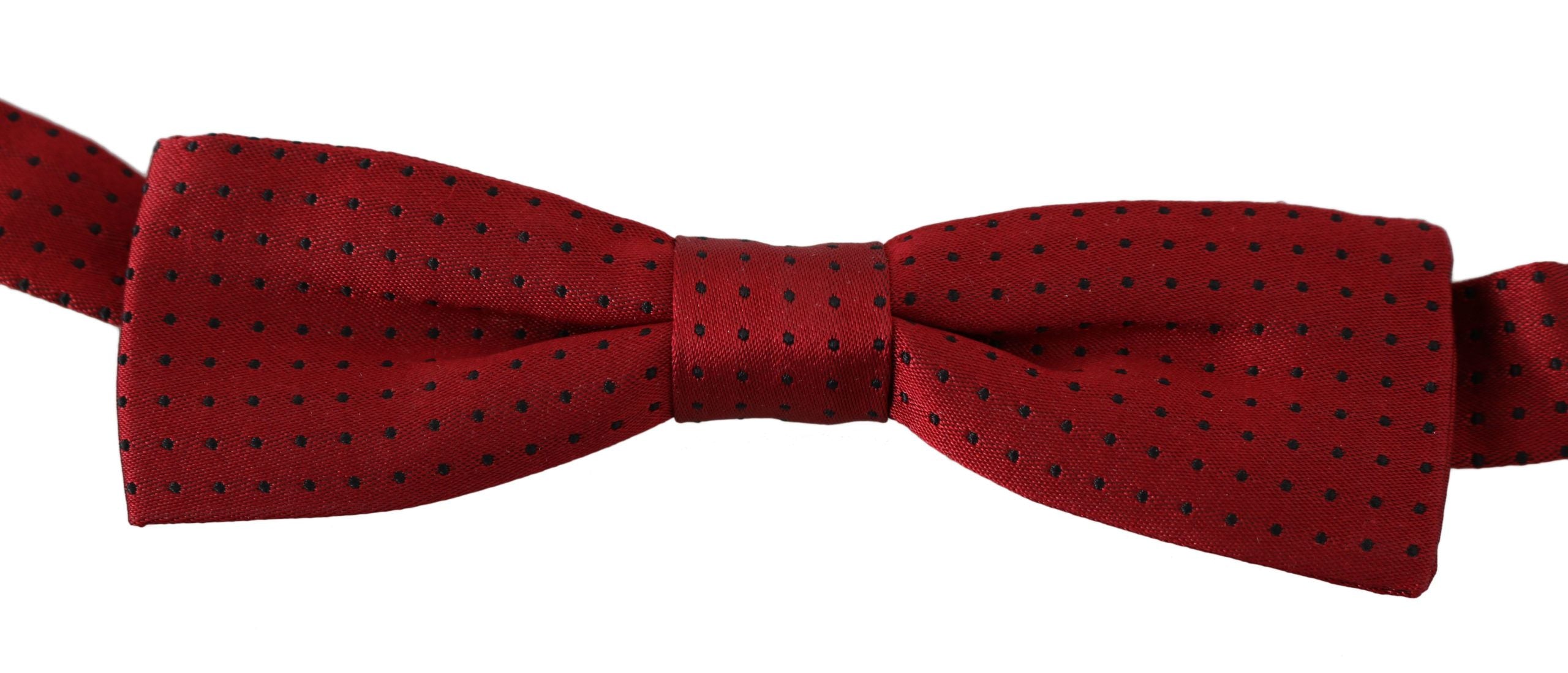Nœud papillon Dolce & Gabbana rouge à pois
