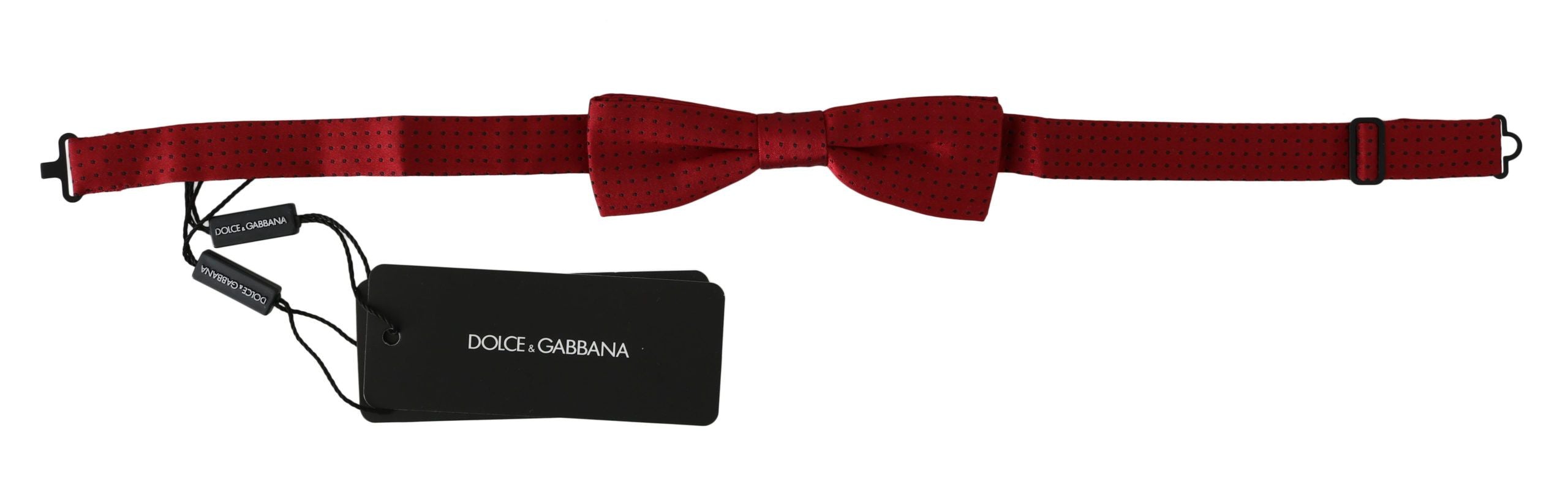 Nœud papillon Dolce & Gabbana rouge à pois
