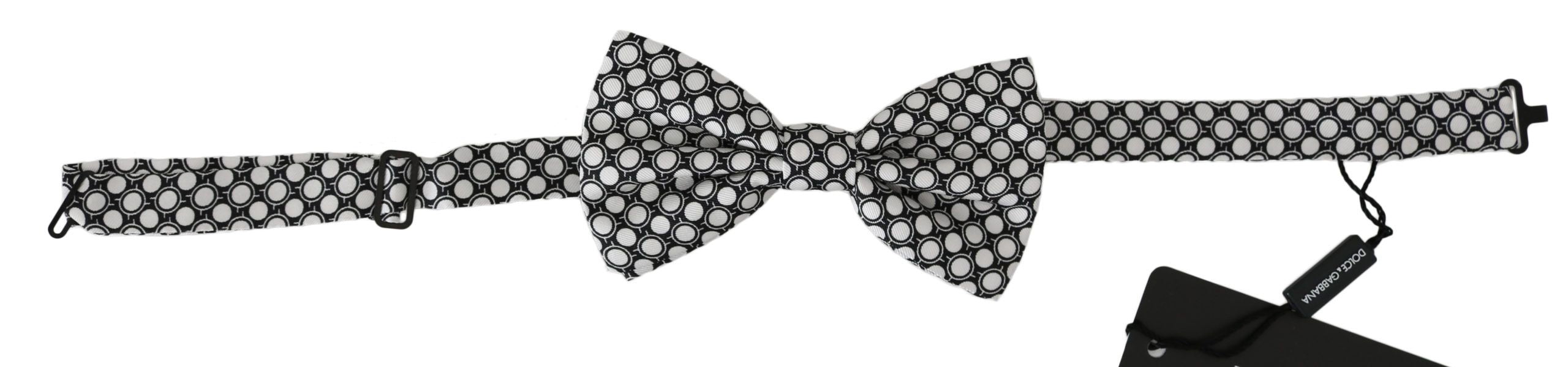 Nœud papillon Dolce & Gabbana Tied noir à cercles blancs