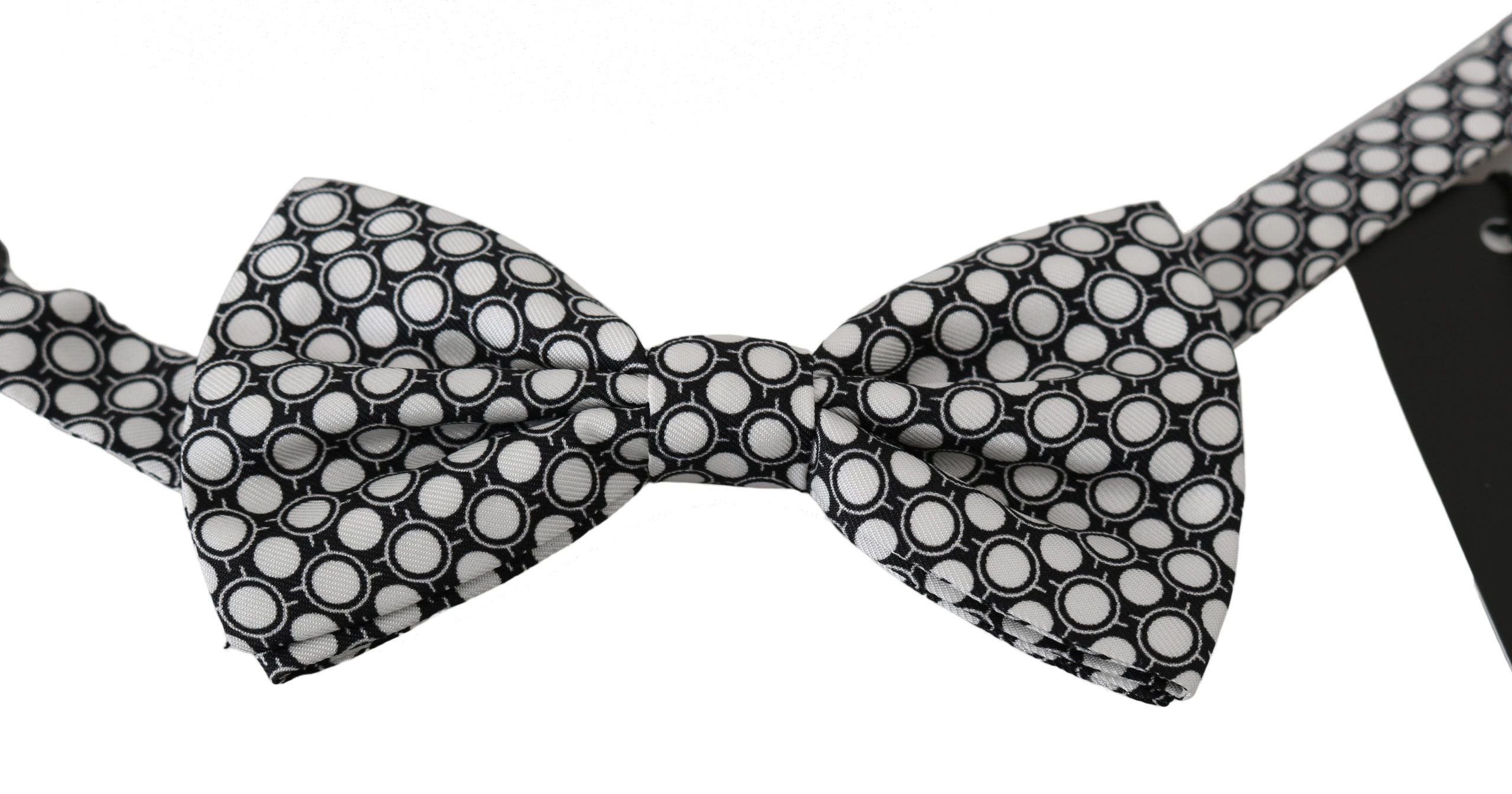 Nœud papillon Dolce & Gabbana Tied noir à cercles blancs