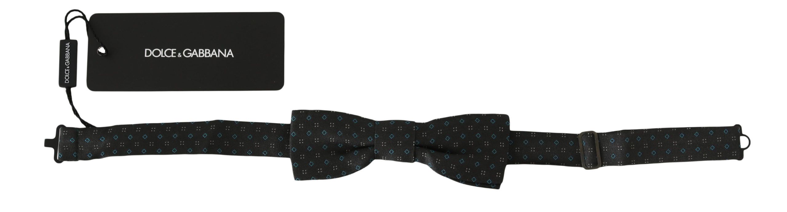 Nœud papillon Dolce & Gabbana gris à motif