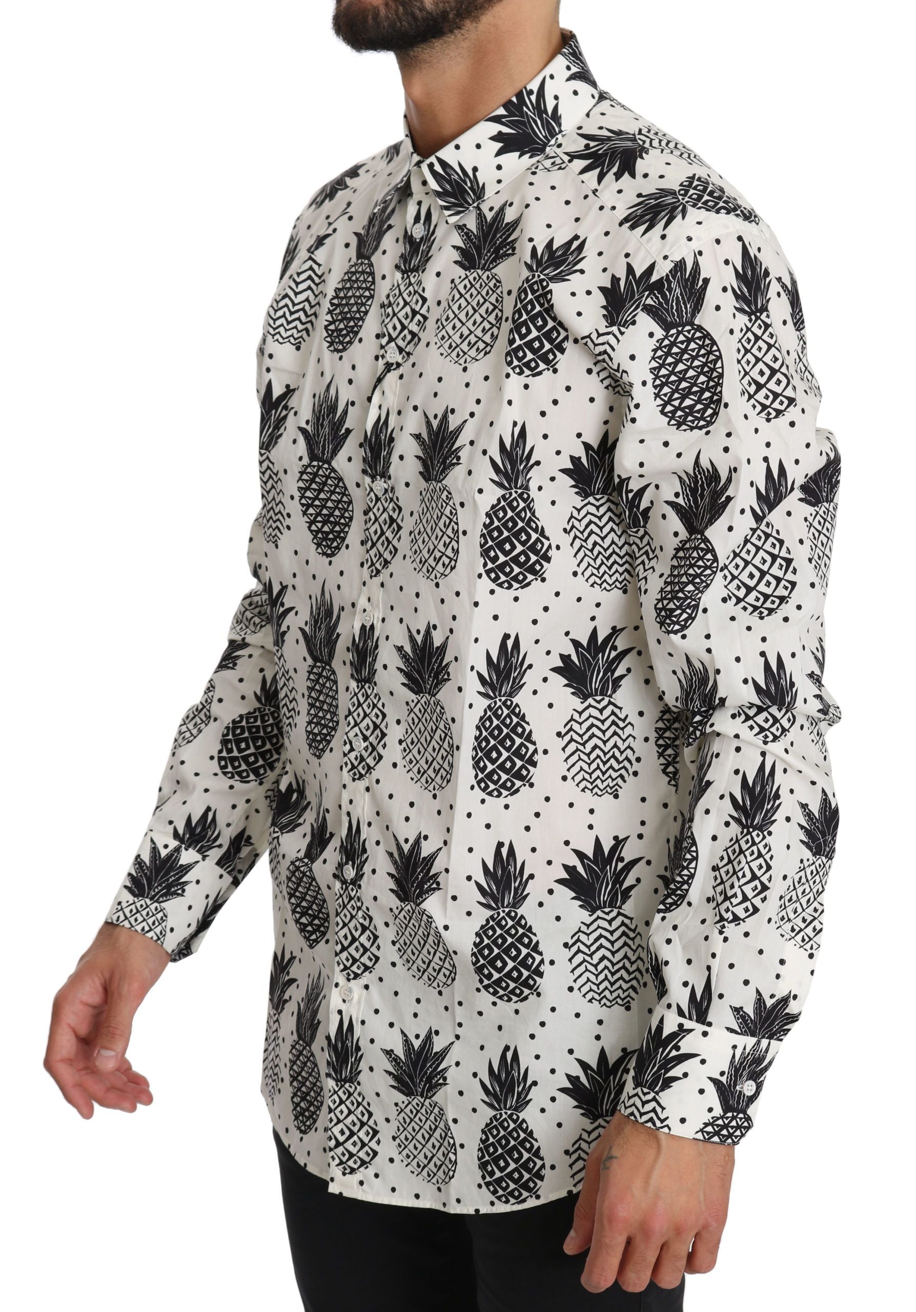 Chemise Dolce & Gabbana GOLD blanche