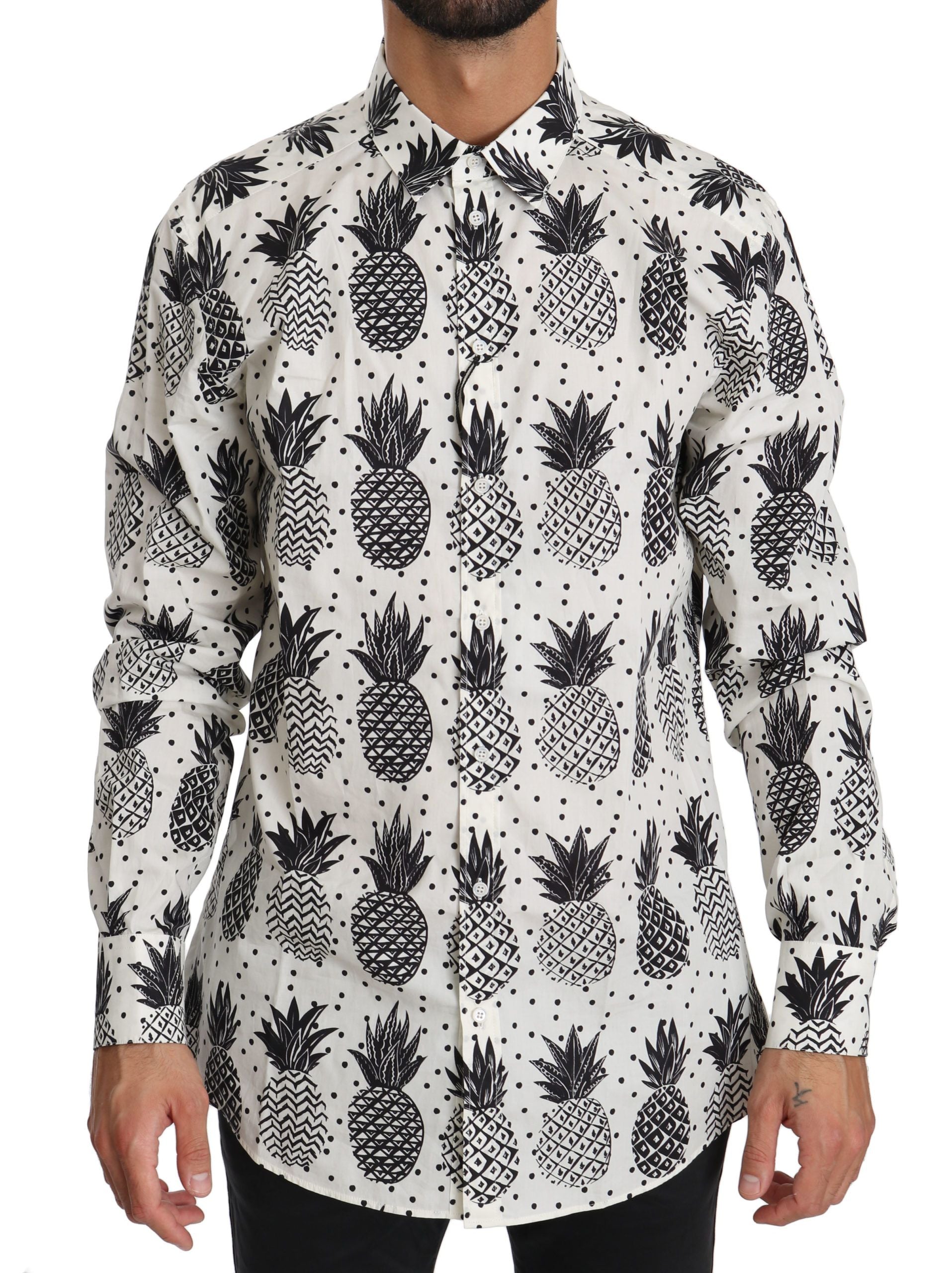 Chemise Dolce & Gabbana GOLD blanche