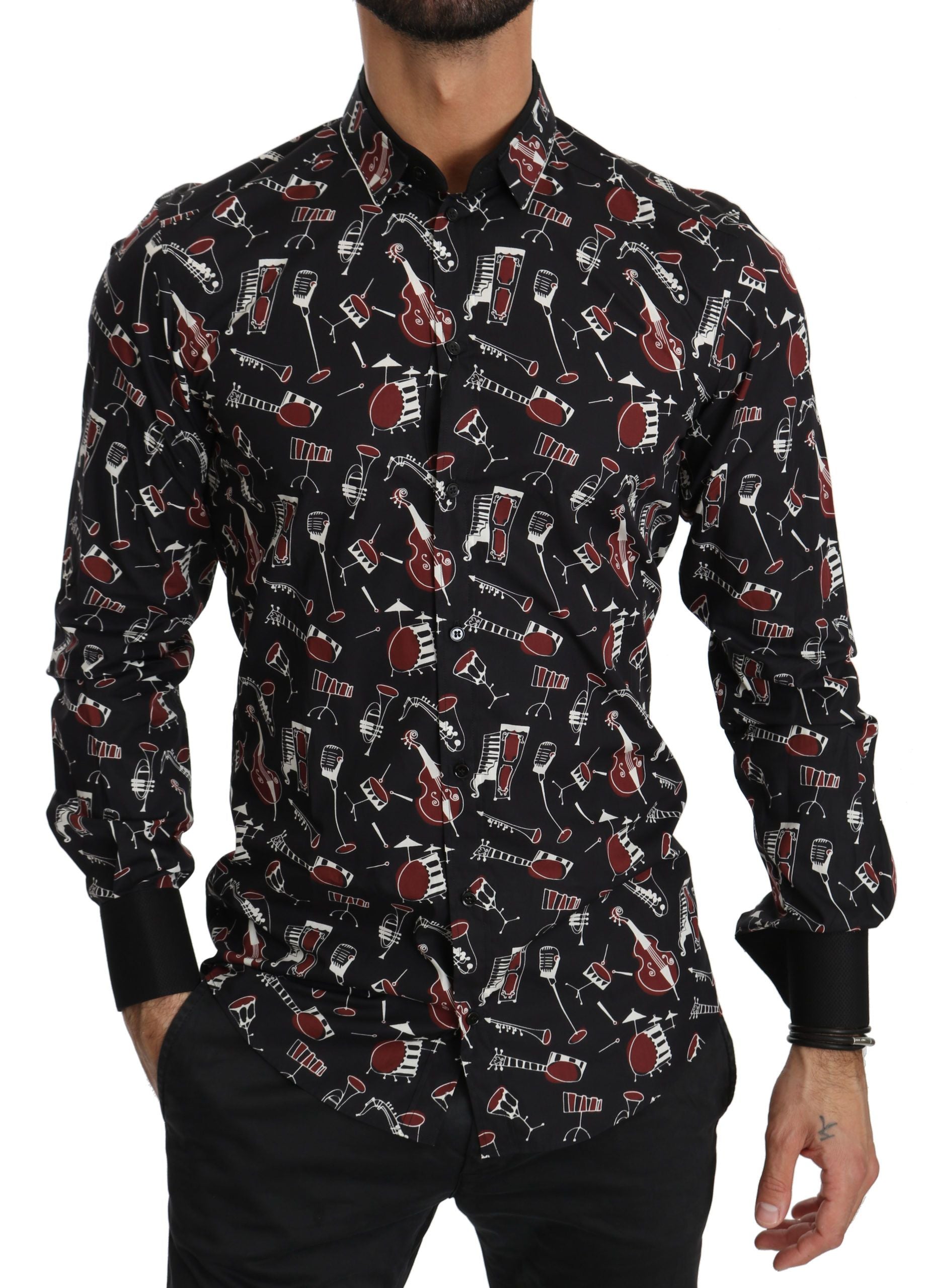 Chemise Dolce & Gabbana GOLD noire
