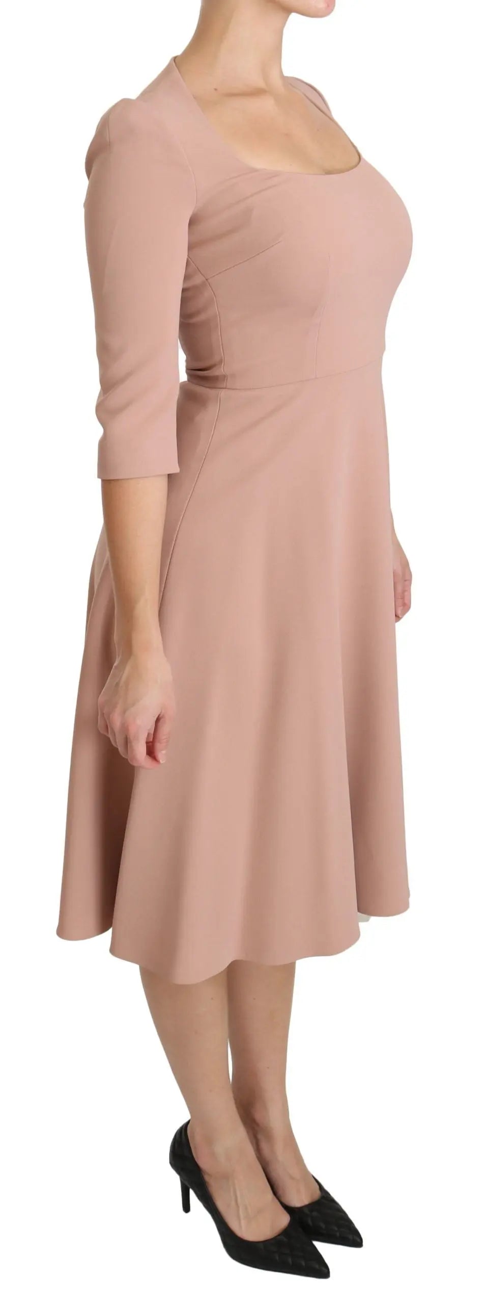 Robe Dolce & Gabbana A-Line rose Dolce & Gabbana