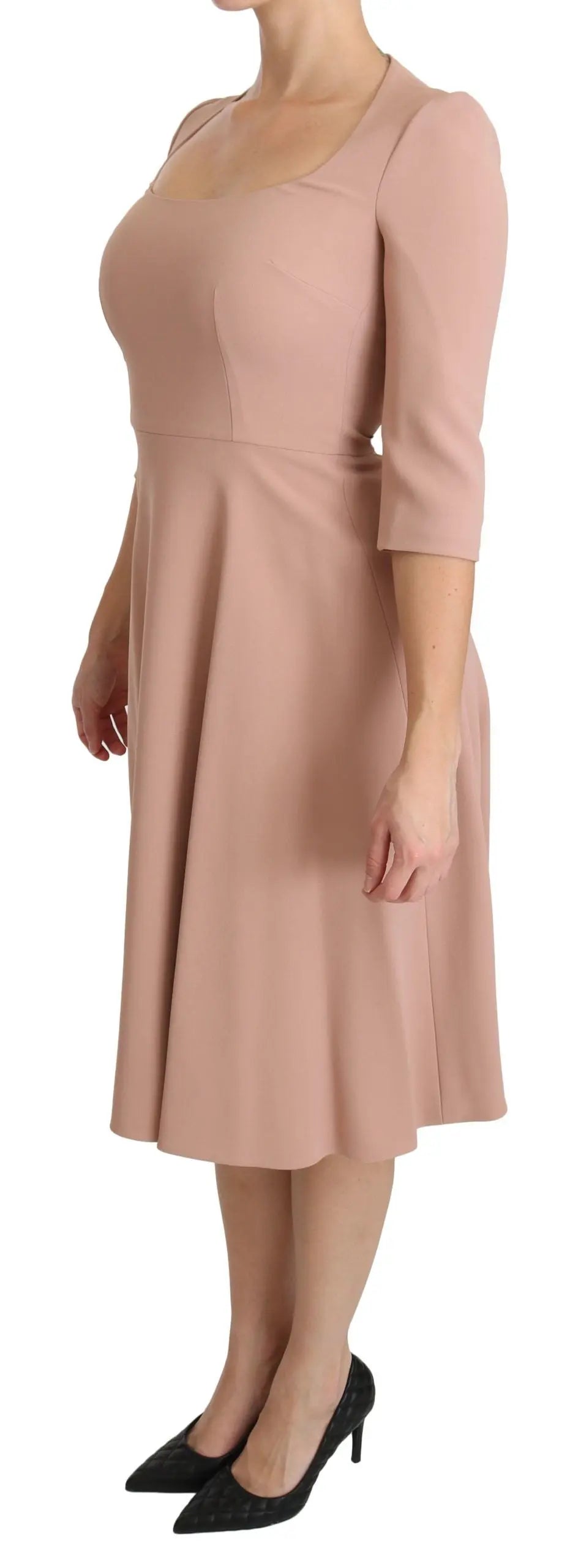 Robe Dolce & Gabbana A-Line rose Dolce & Gabbana