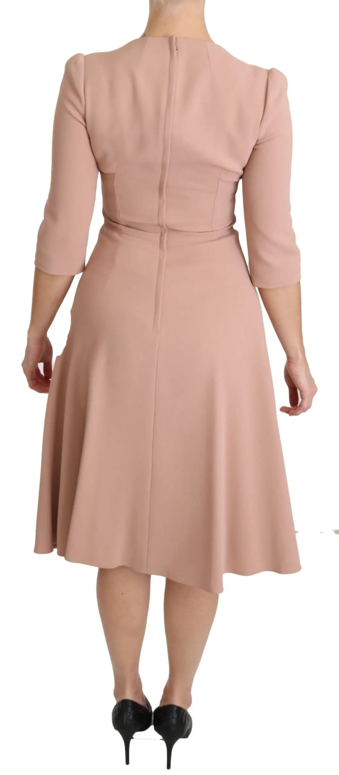Robe Dolce & Gabbana A-Line rose Dolce & Gabbana
