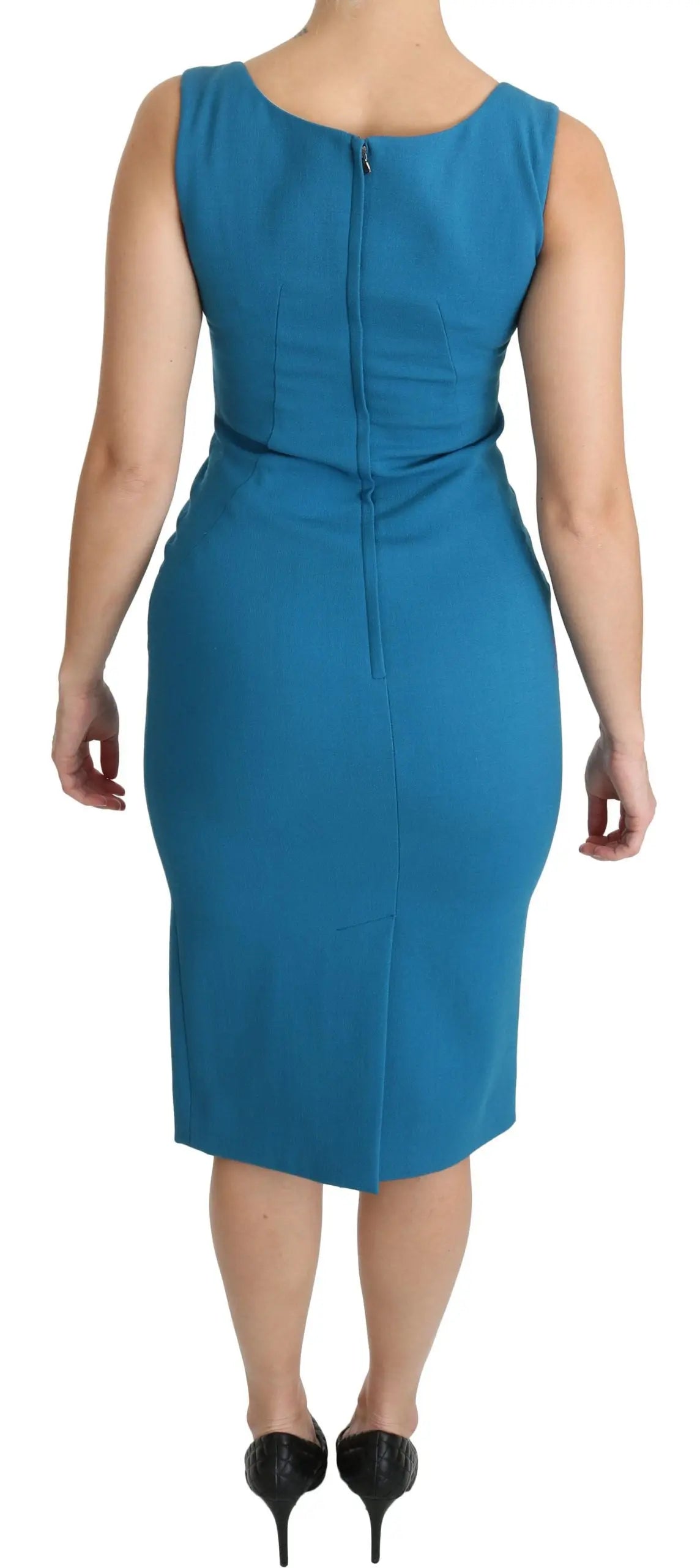 Robe Dolce & Gabbana Bodycon bleue Dolce & Gabbana