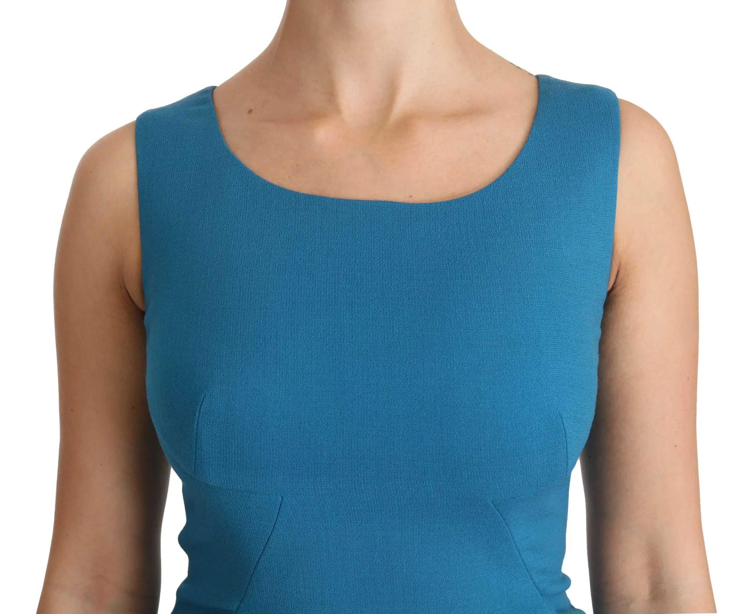 Robe Dolce & Gabbana Bodycon bleue Dolce & Gabbana