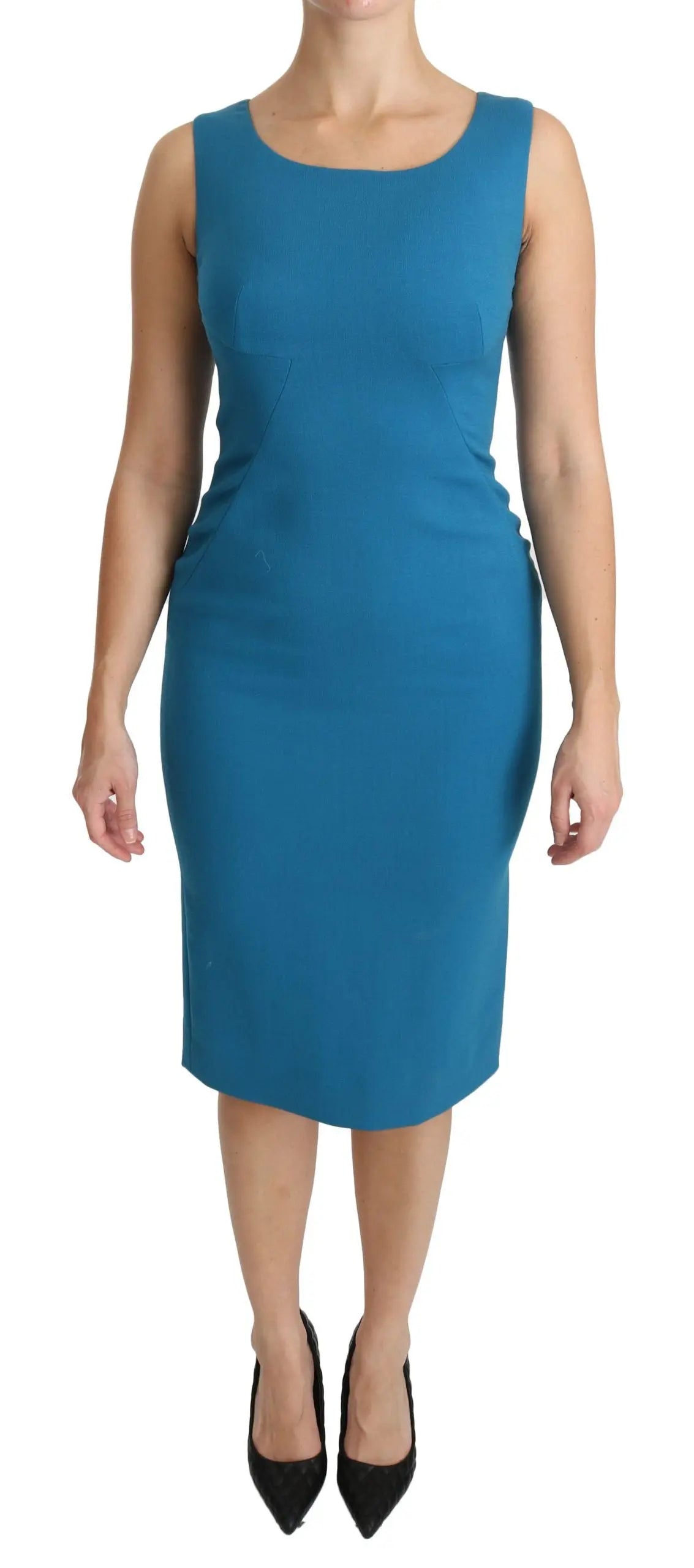 Robe Dolce & Gabbana Bodycon bleue Dolce & Gabbana