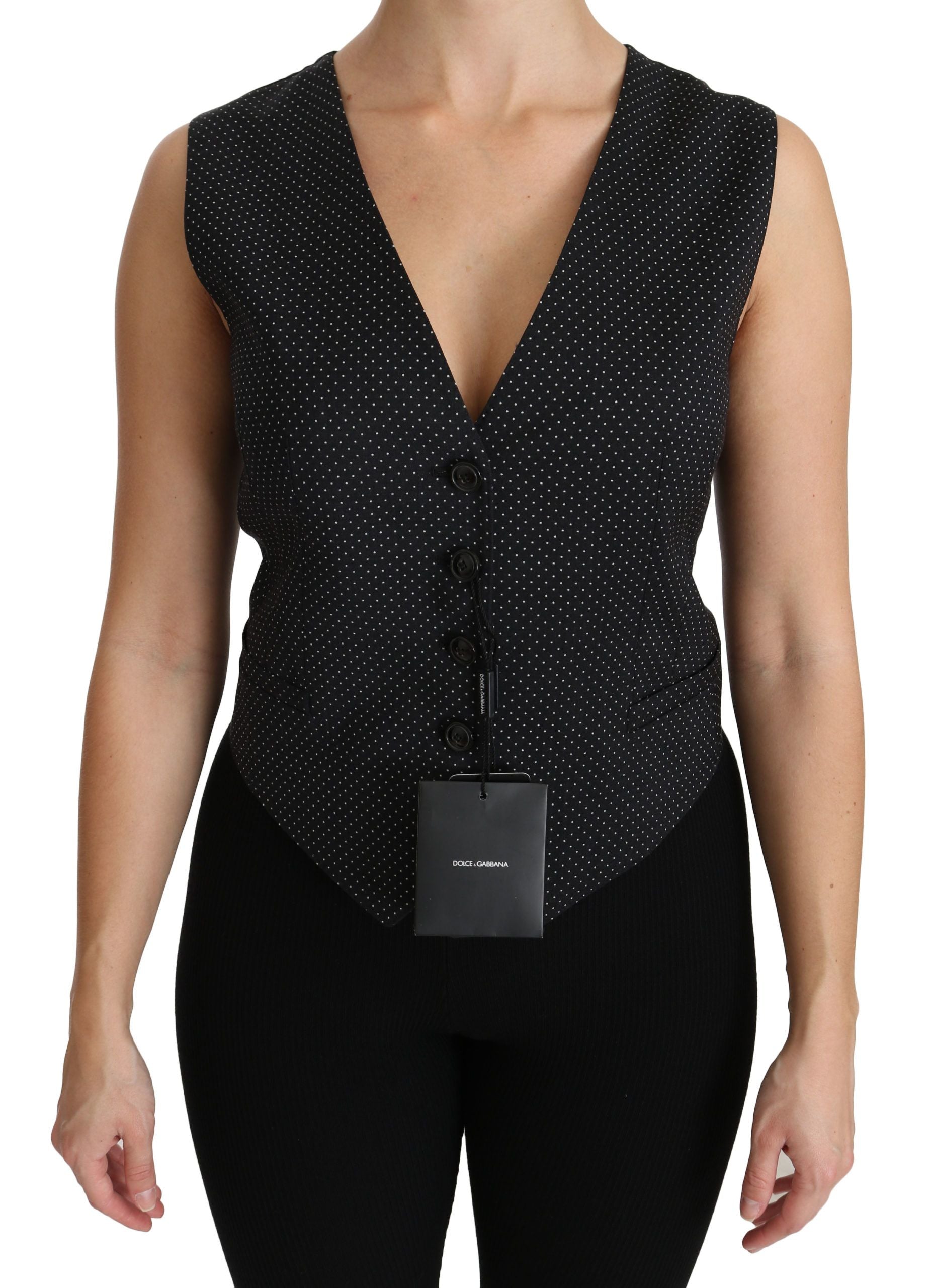 Top Dolce & Gabbana Plunging noir