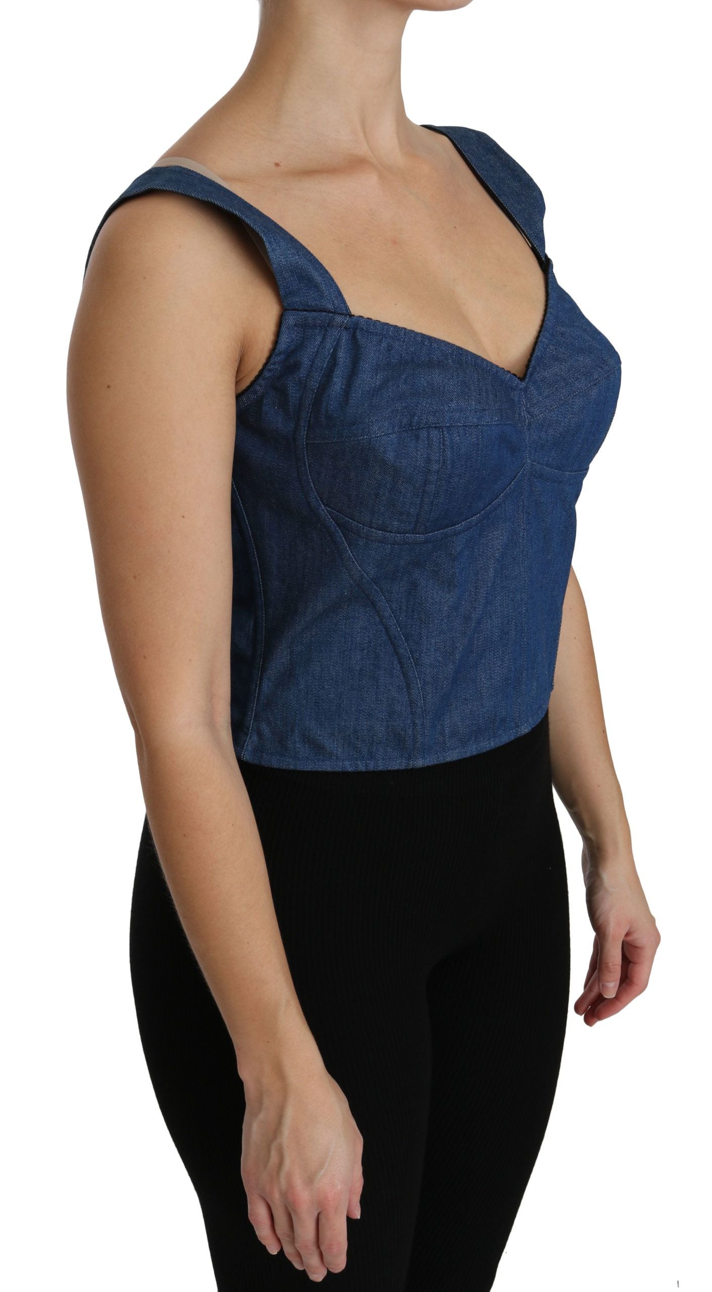Blouse Dolce & Gabbana Bustier bleue