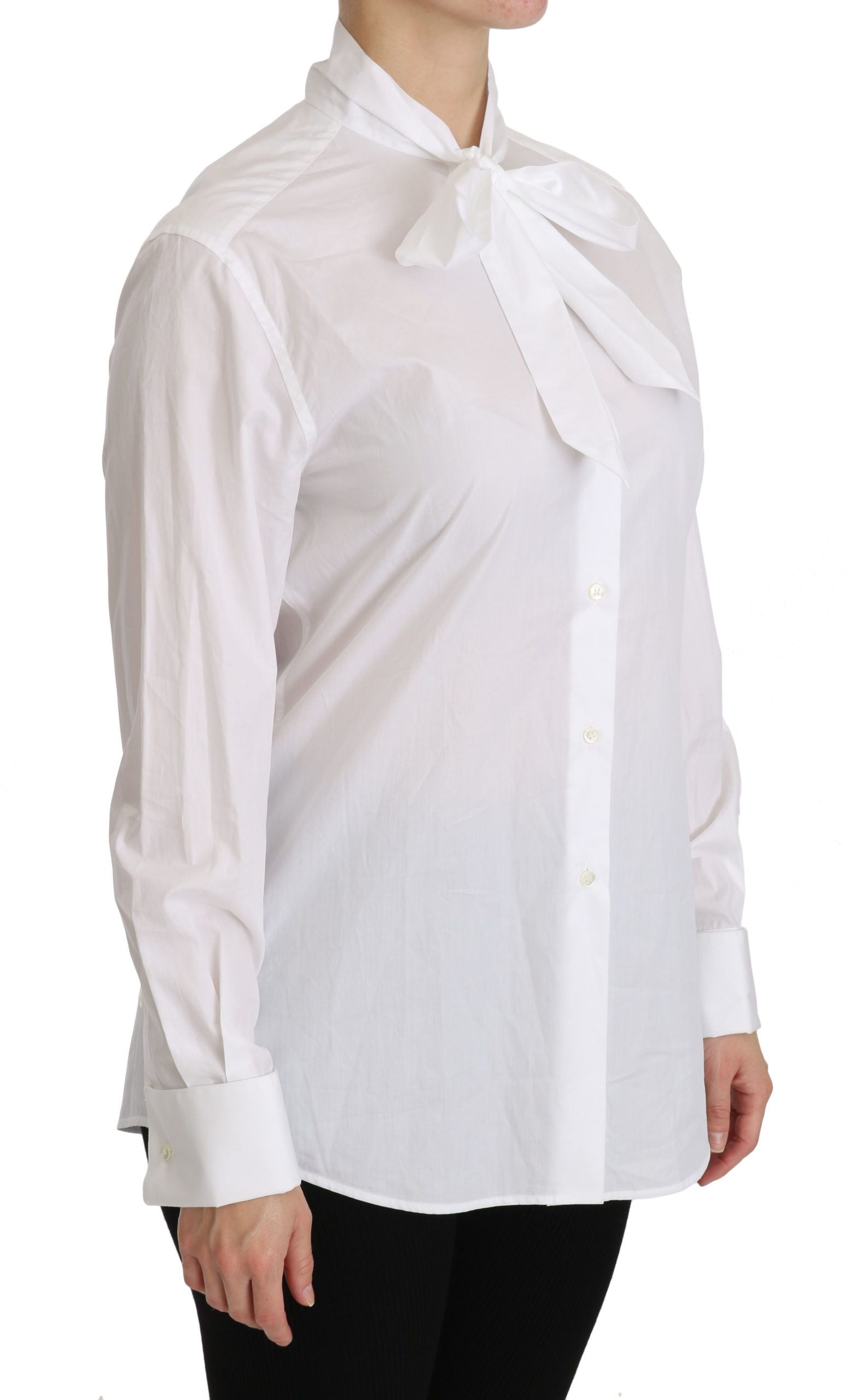 Polo à col roulé Dolce & Gabbana blanc