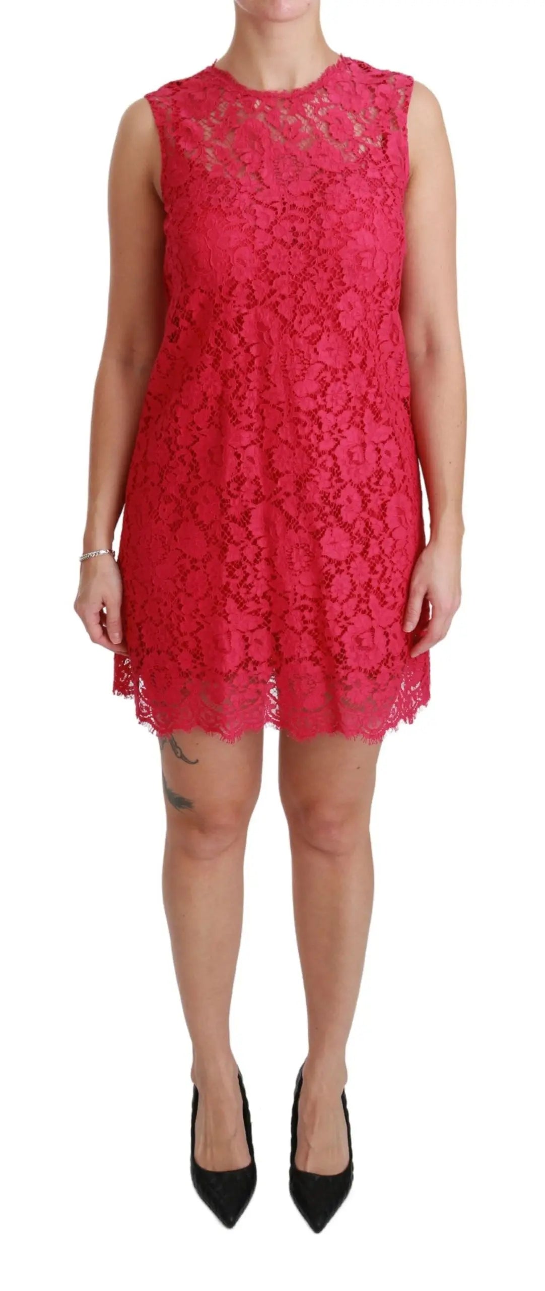 Robe Dolce & Gabbana mini rose Dolce & Gabbana