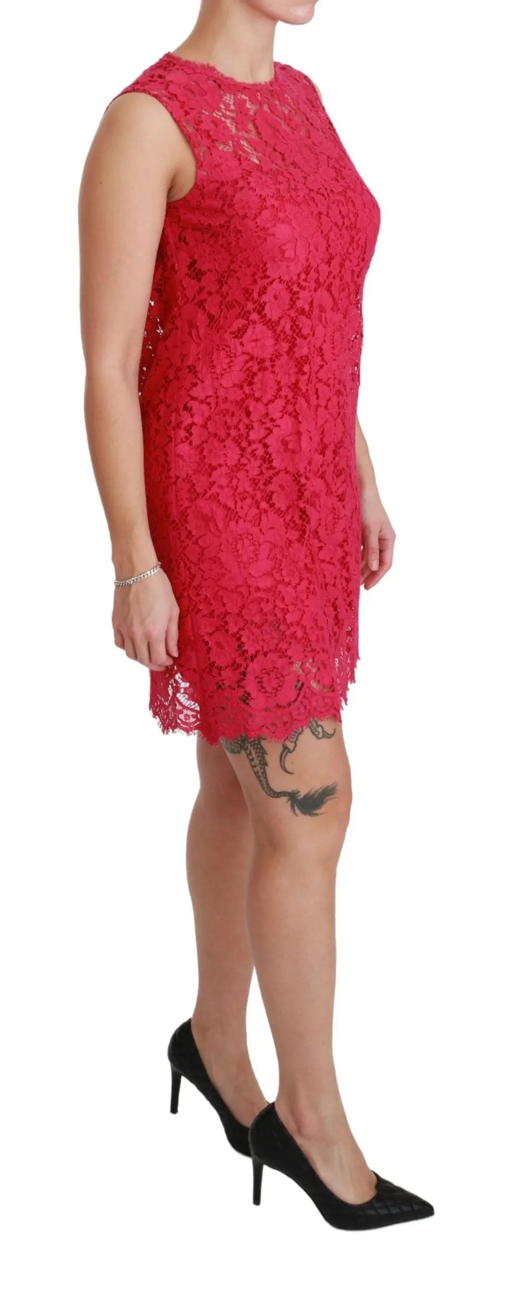 Robe Dolce & Gabbana mini rose Dolce & Gabbana