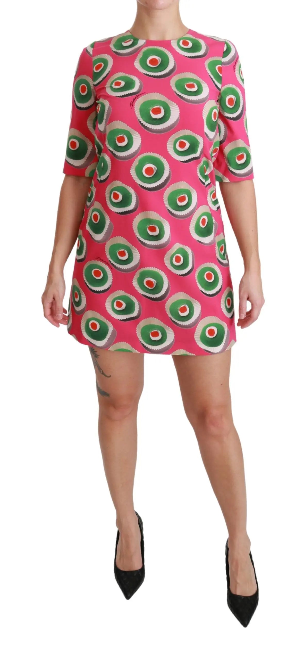 Robe Dolce & Gabbana Shift rose Dolce & Gabbana