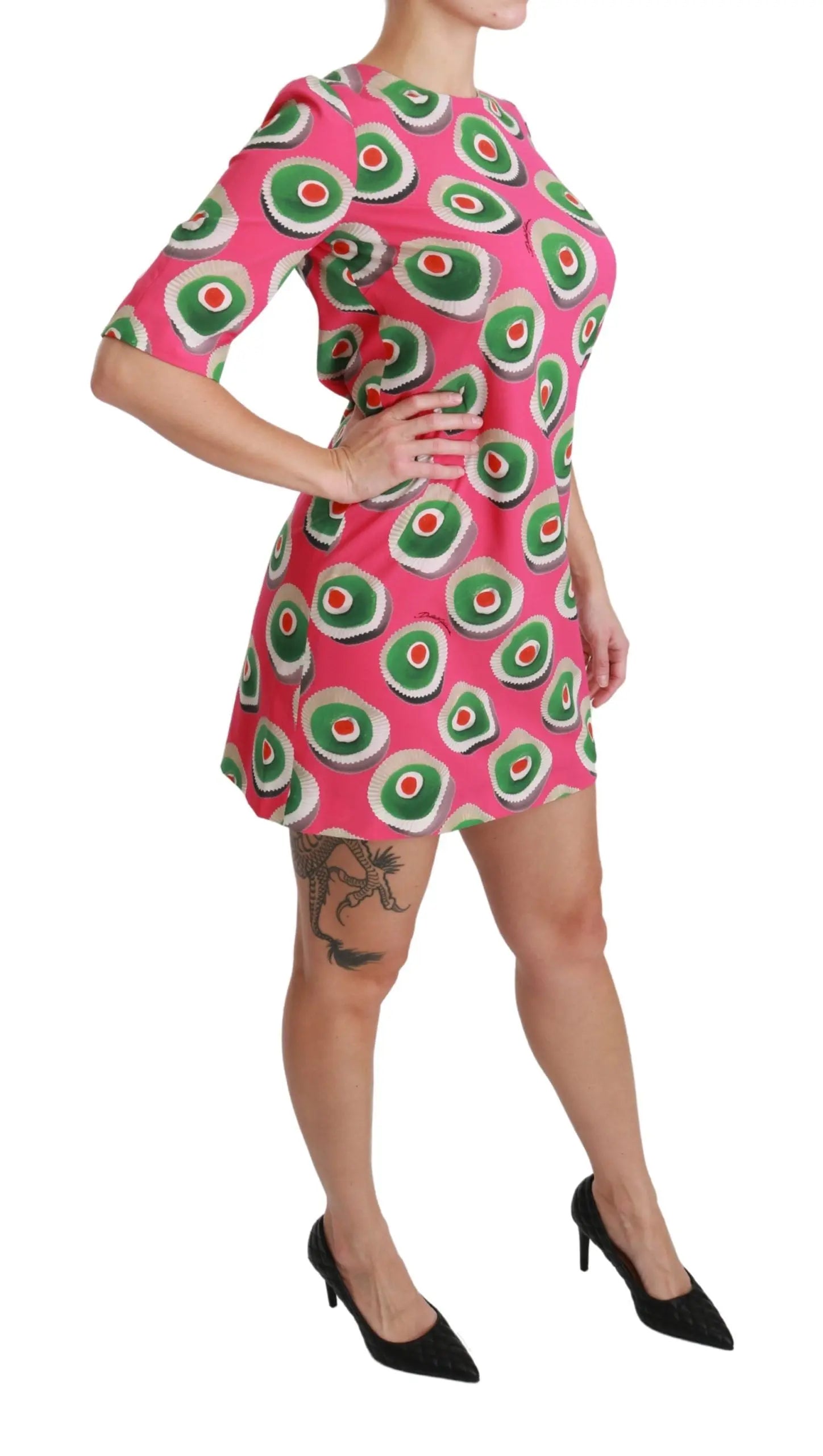 Robe Dolce & Gabbana Shift rose Dolce & Gabbana